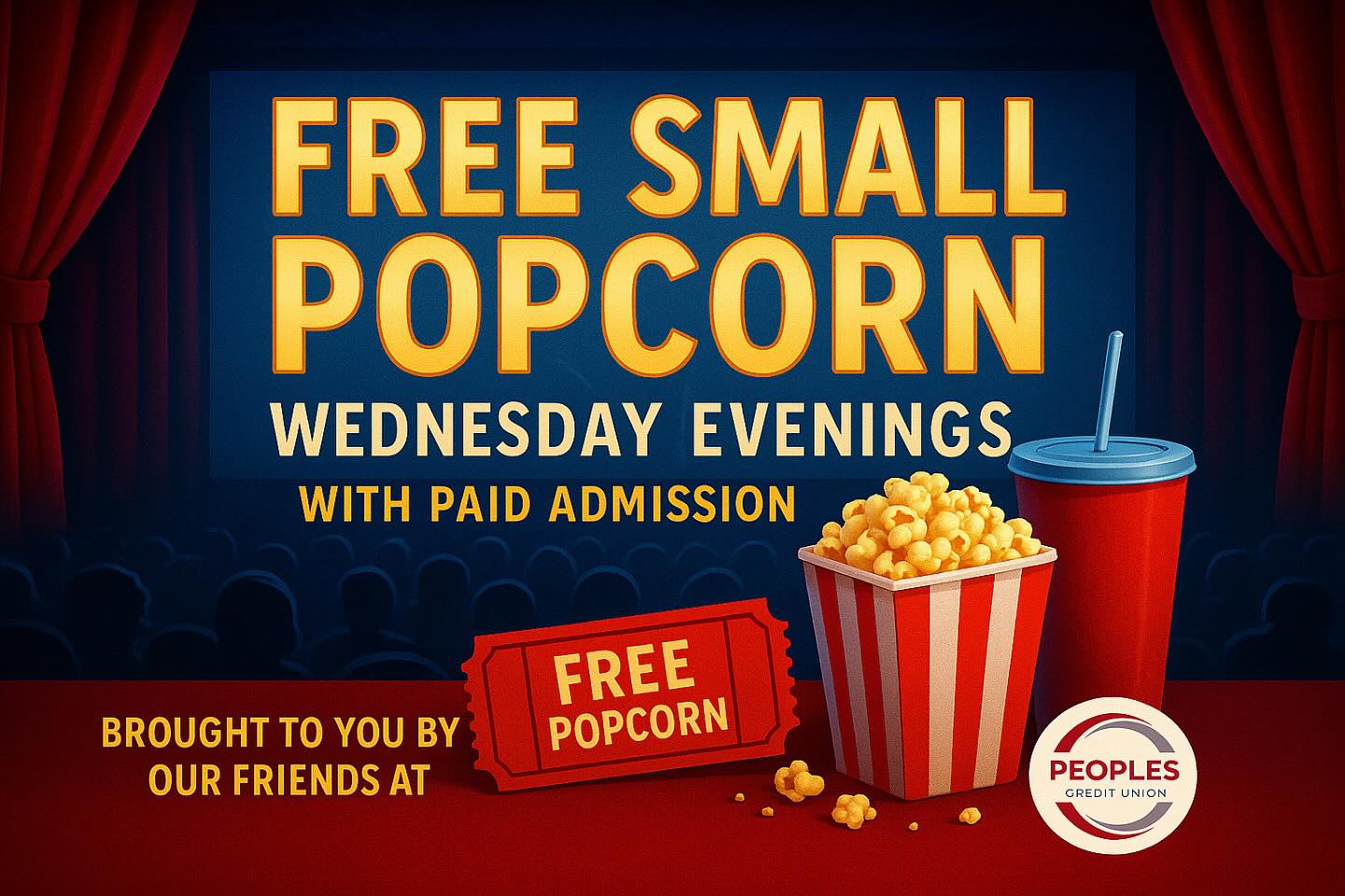 🍿🐾 FREE POPCORN WEDNESDAY 🐾🍿 The... - The Webster Theater | Facebook