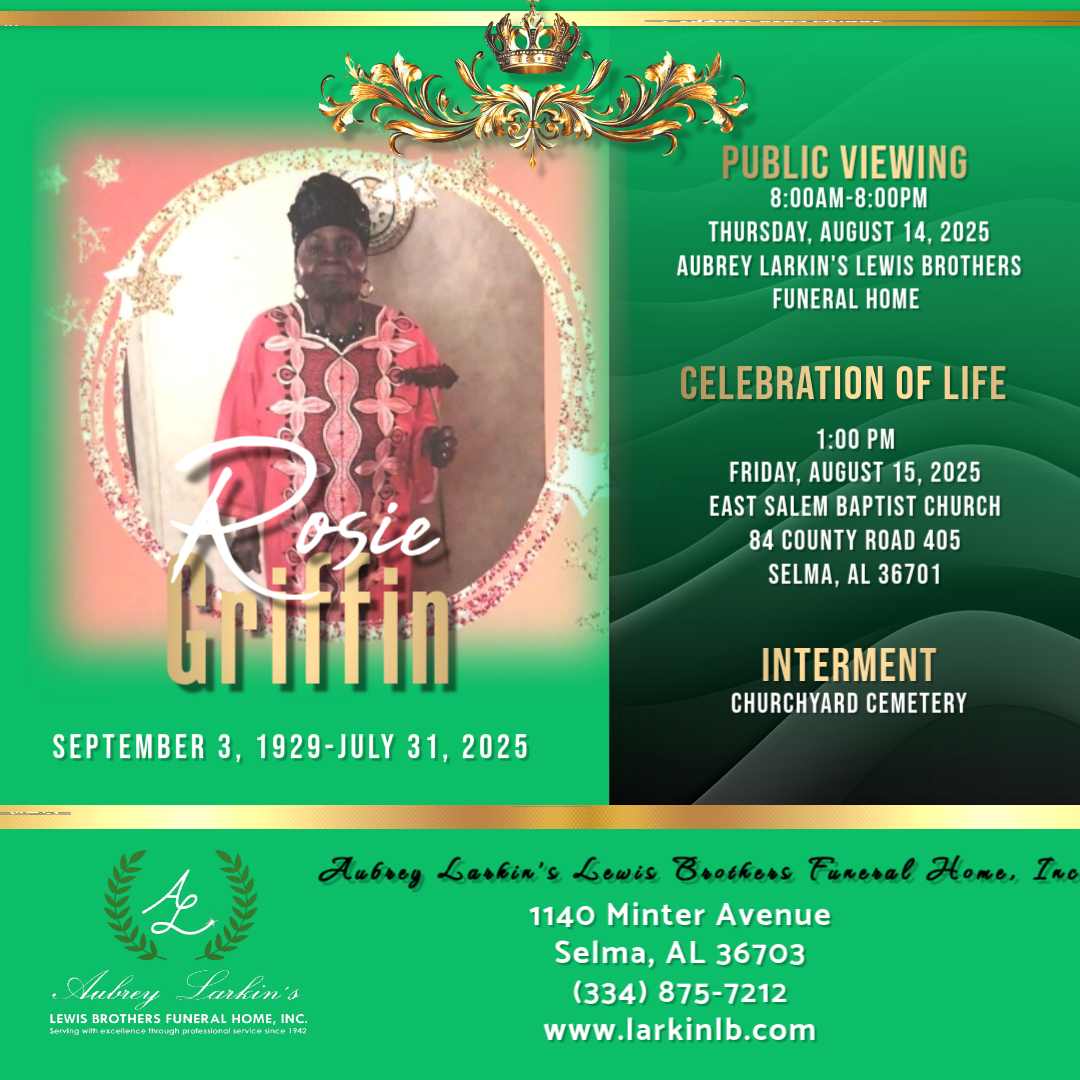 Aubrey Larkin’s Lewis Brothers Funeral Home | Selma AL