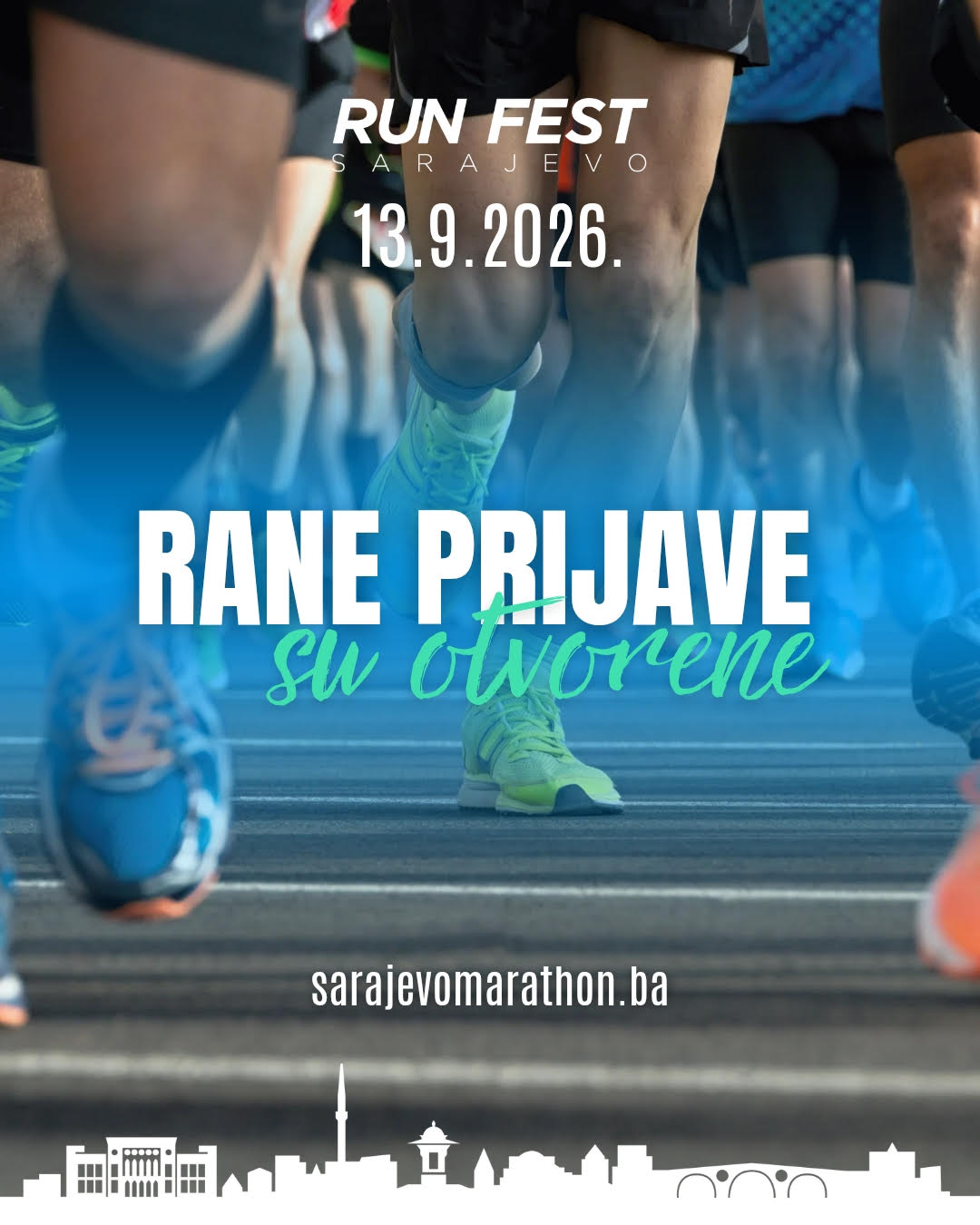 NGO - 📢 RANE PRIJAVE SU OTVORENE - Sarajevo polumaraton i 5K Run 2026 ...