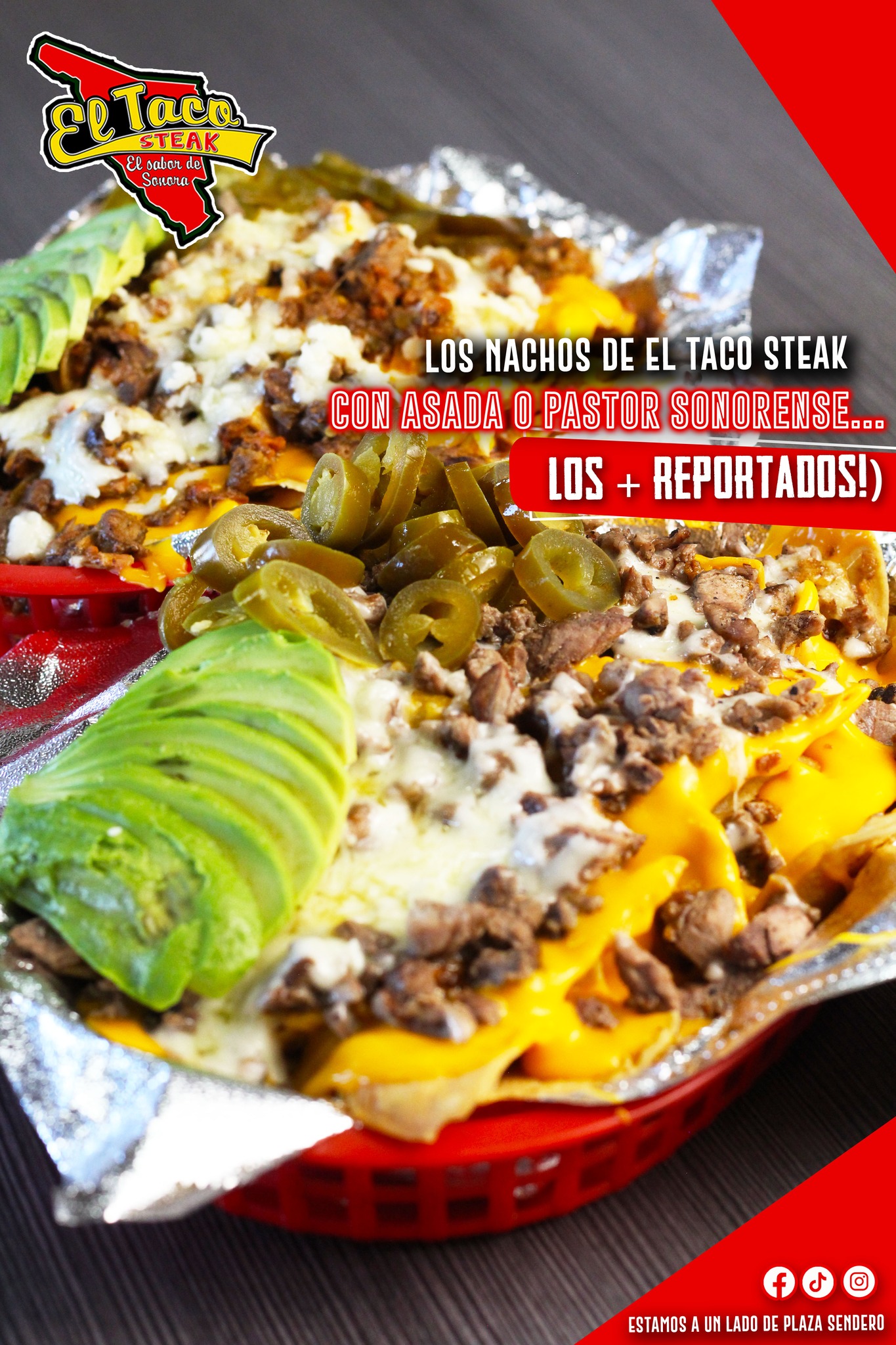 El - PARA BUENOS NACHOS, LOS DE EL TACO STEAK‼️ 👉🏼Checa nuestro menú ...