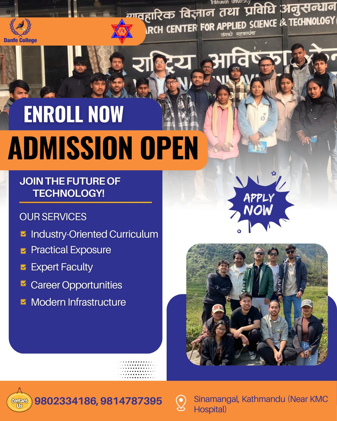 Danfe - 🚀 ADMISSION OPEN – BCA at Danfe College! 🎓 Turn your passion ...