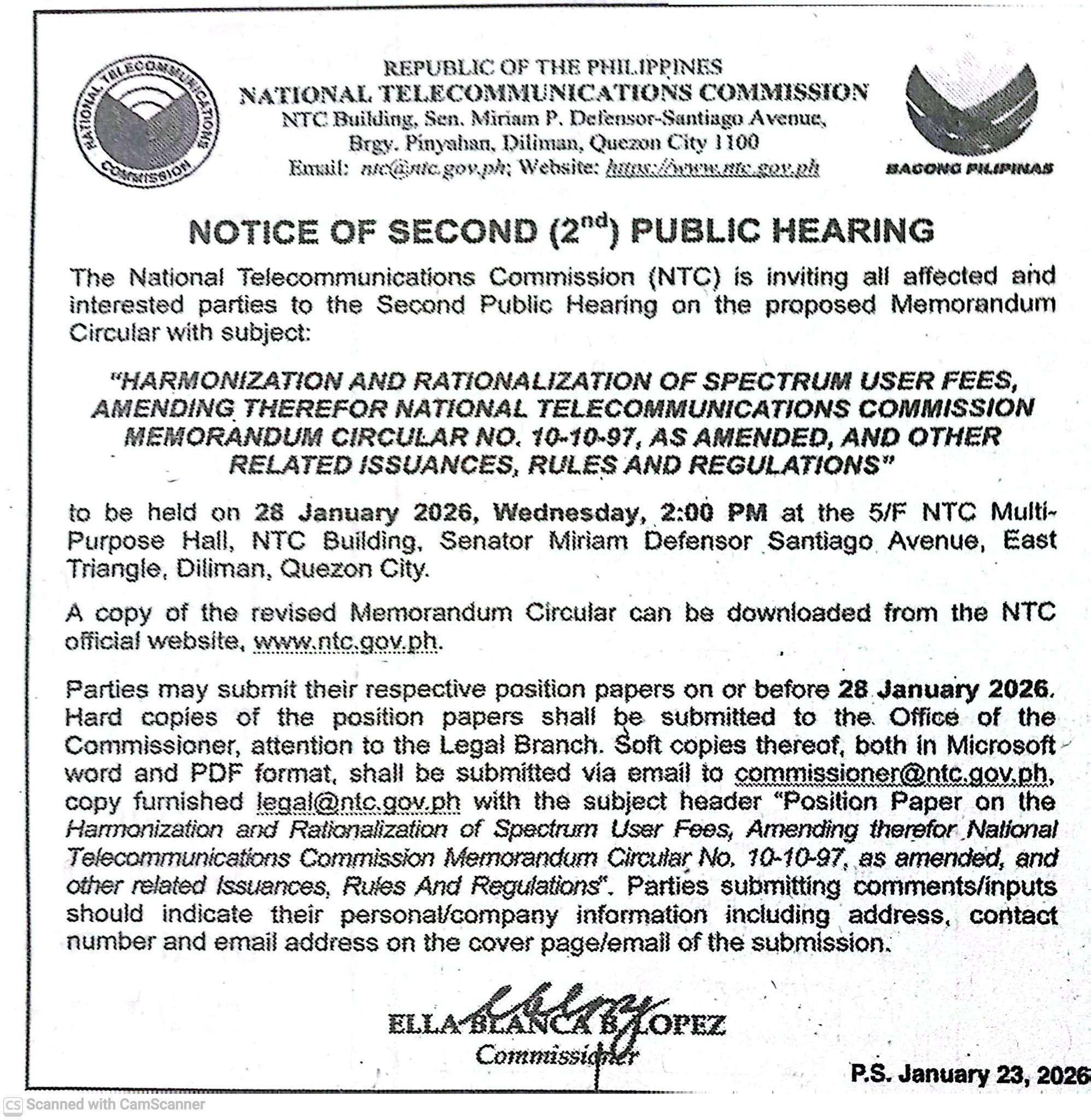NTC Region VI - The National Telecommunications Commission... | Facebook