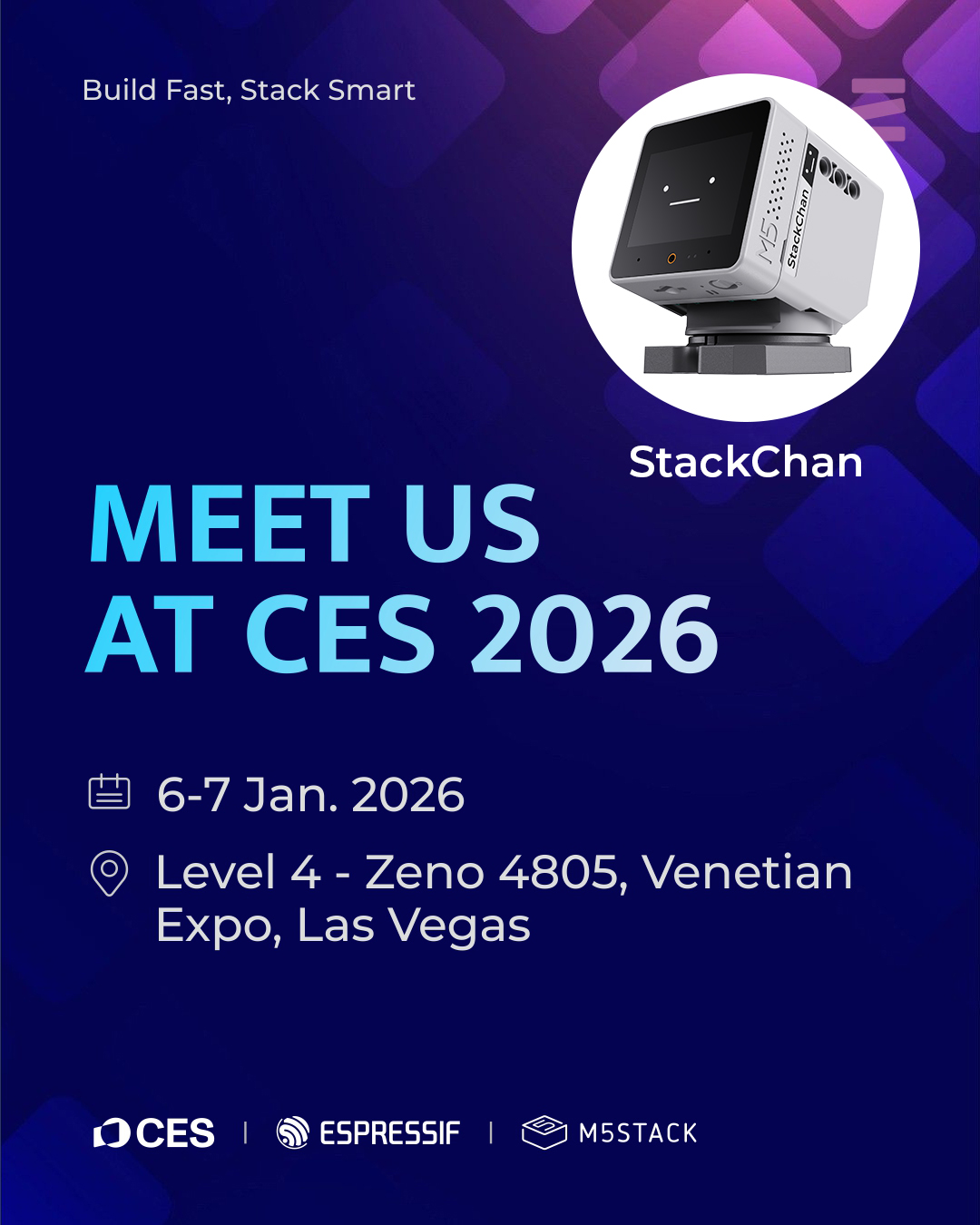 M5Stack - StackChan has arrived at CES 2026! 🤖 Join... | Facebook