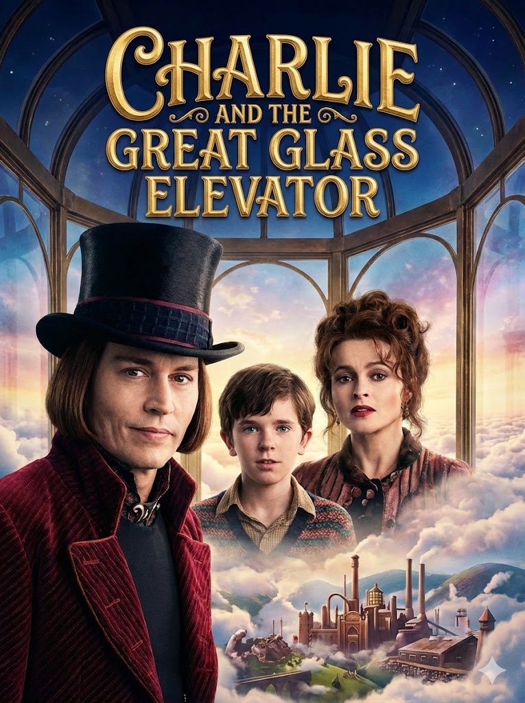 FilmTok - 🎬 Charlie and the Great Glass Elevator (2026) 👉 Johnny Depp, Freddie Highmore, Helena ...