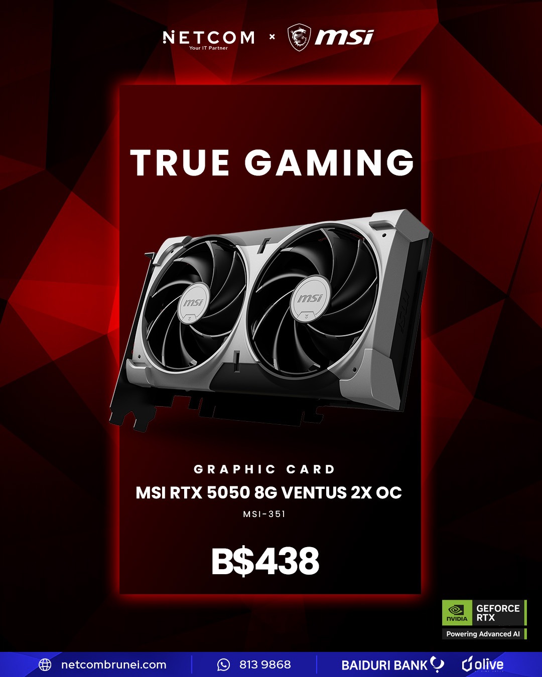 Netcom - Level up your setup without breaking the bank! 🚀 The MSI RTX ...