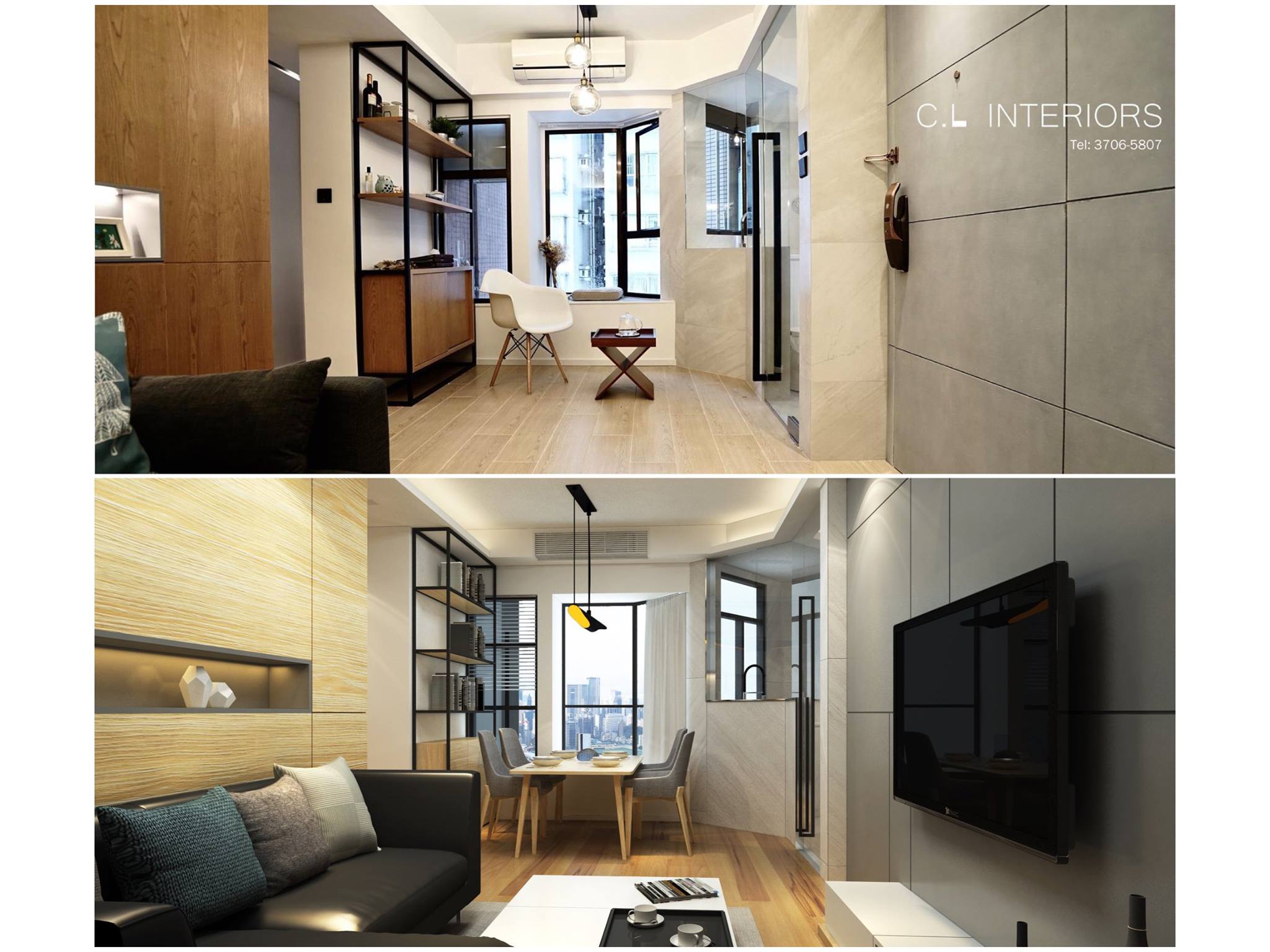 C.L interiors 室內設計工程 - C.L interiors 經濟日報 🎥地產站報導 冷曖相應設計 📽經濟日報 有我哋大埔2房單位 ...