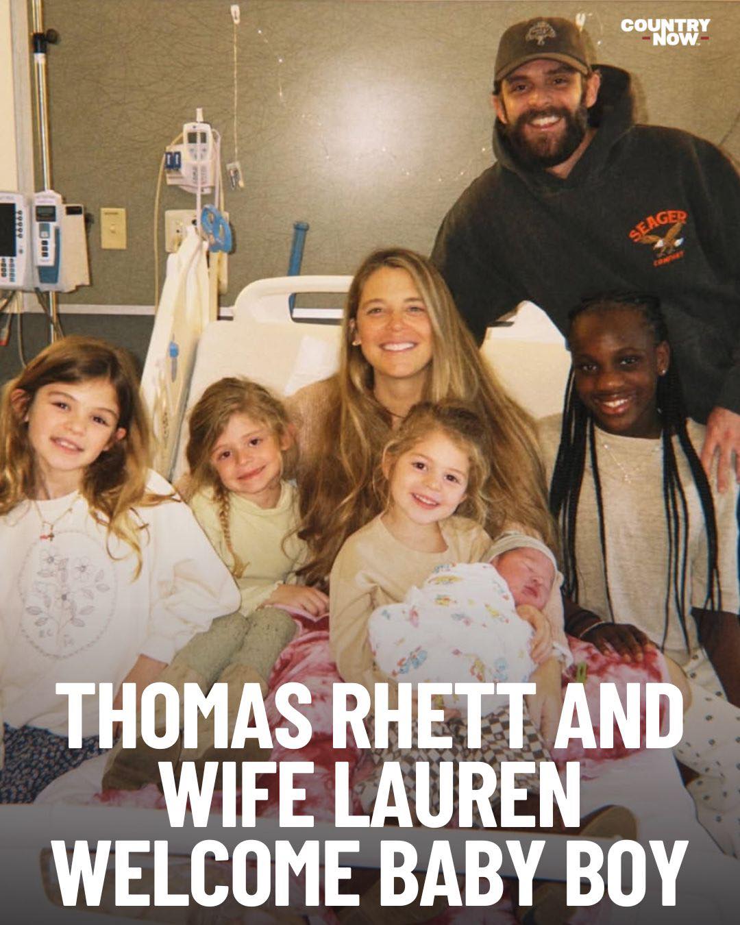 Country Now - Thomas Rhett is officially a father of five!... | Facebook