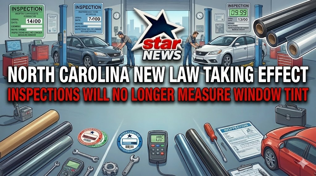 Star News TV - NEW NC WINDOW TINT LAW NOW IN EFFECT ...... | Facebook