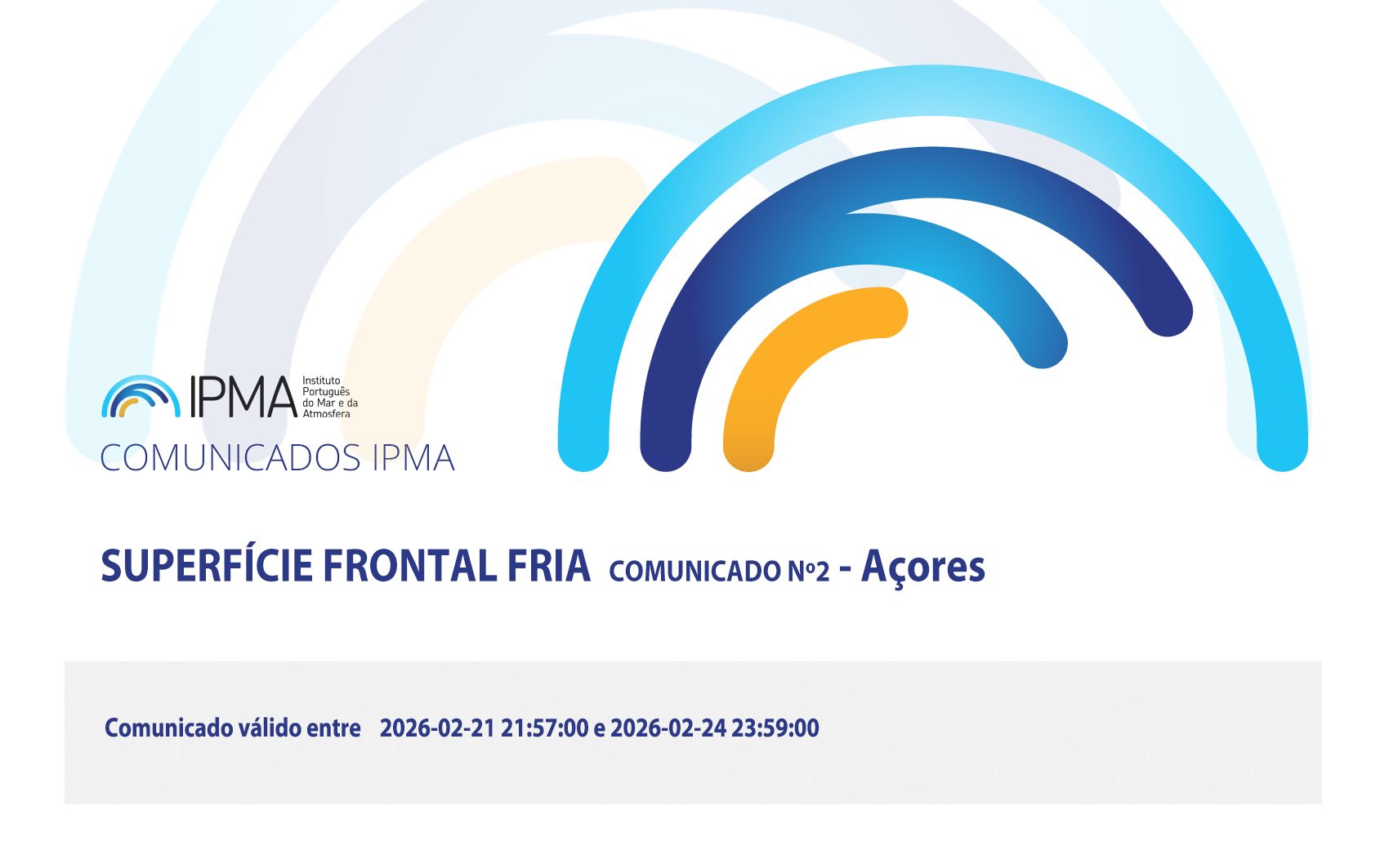 IPMA - Informação especial Comunicado válido entre... | Facebook