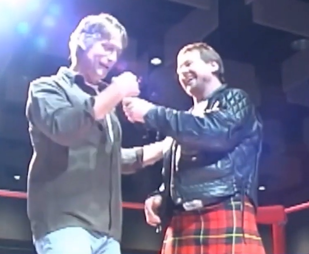 The Hannibal - Rare video featuring Roddy Piper(in full skirt outfit ...