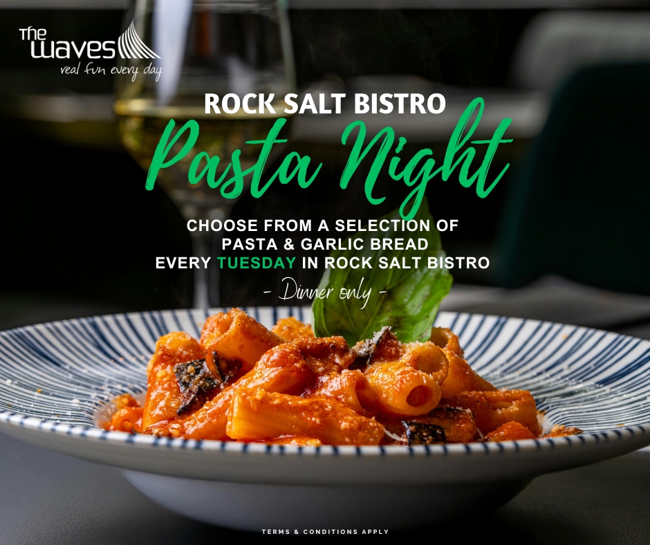 🍝 PASTA NIGHT IS HERE 🍝 Tuesdays... - The Waves Sports Club | Facebook