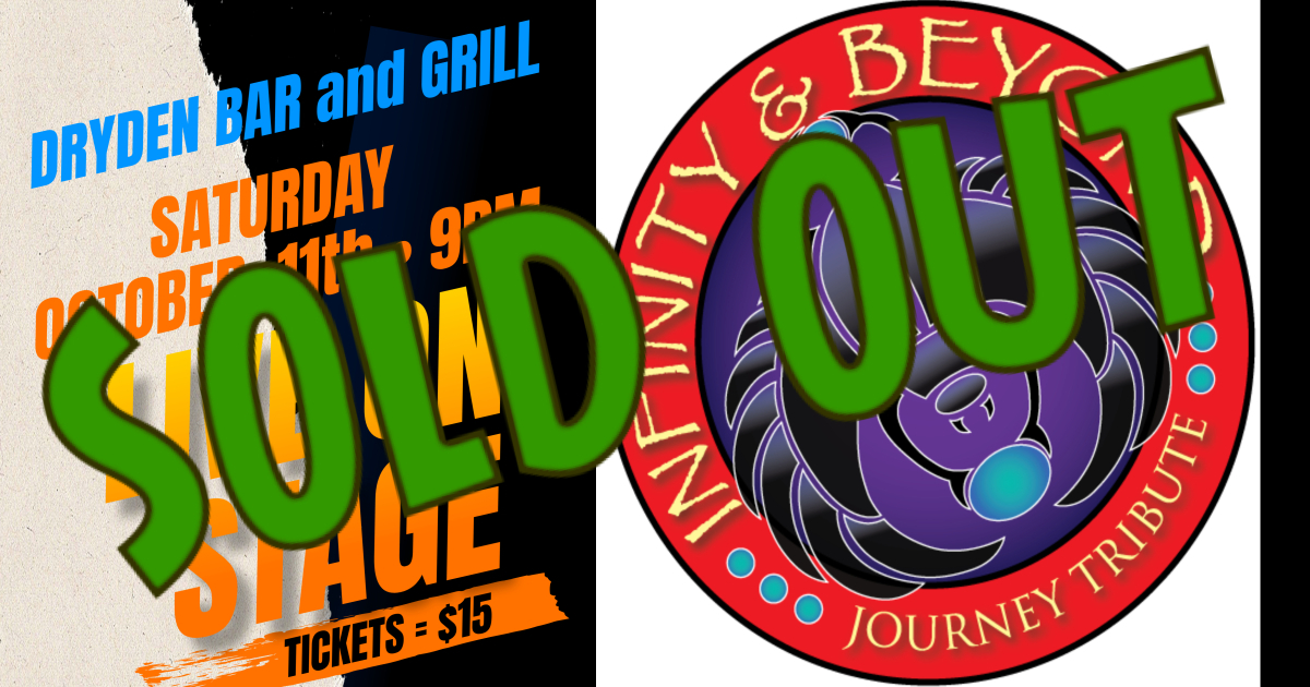 INFINITY & BEYOND JOURNEY TRIBUTE ROCKS THE DRYDEN BAR & GRILL SATURDAY ...