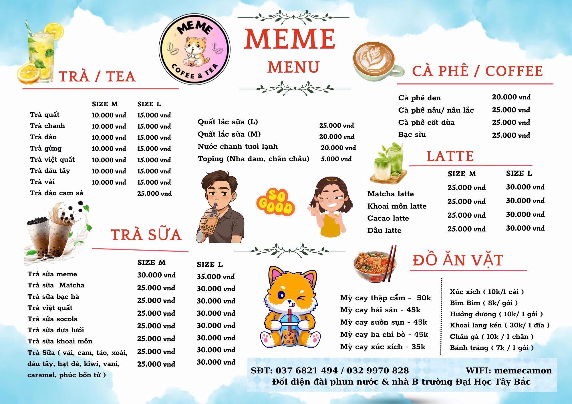 Meme Coffe & Tea | Son La