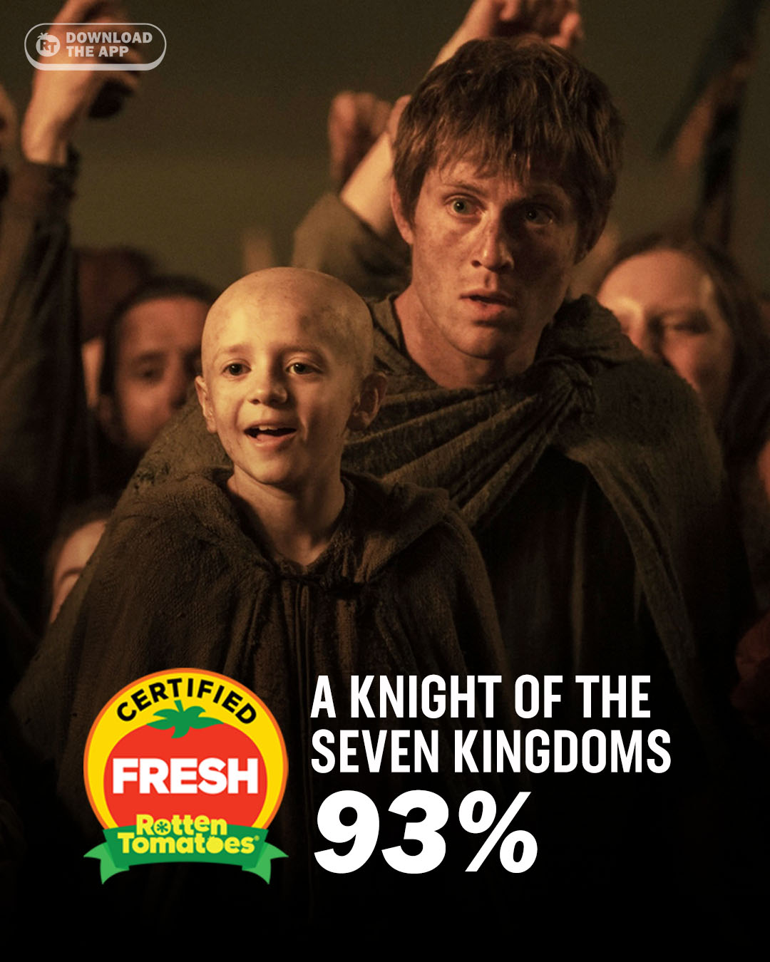 Rotten Tomatoes - #AKnightOfTheSevenKingdoms is Certified... | Facebook