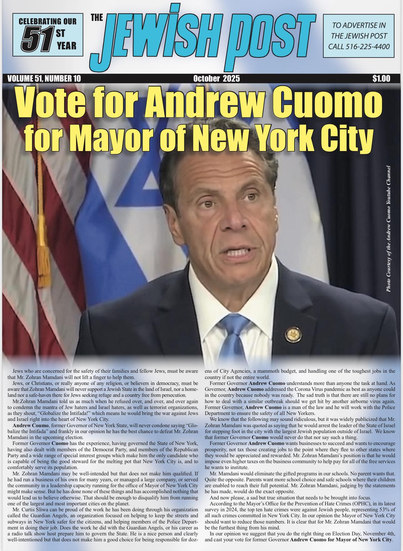 Andrew - Thank you The Jewish Post for the endorsement 🙏🏻 🗳️ Early ...