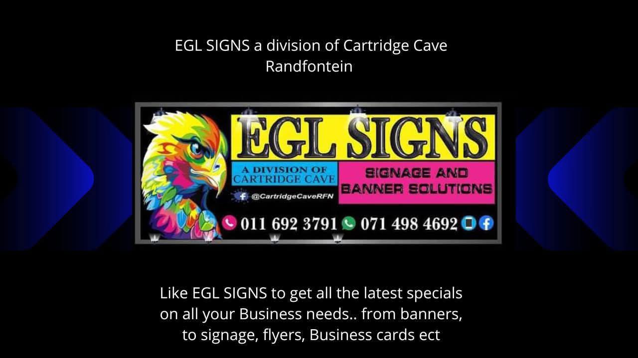 EGL SIGNS | Randfontein