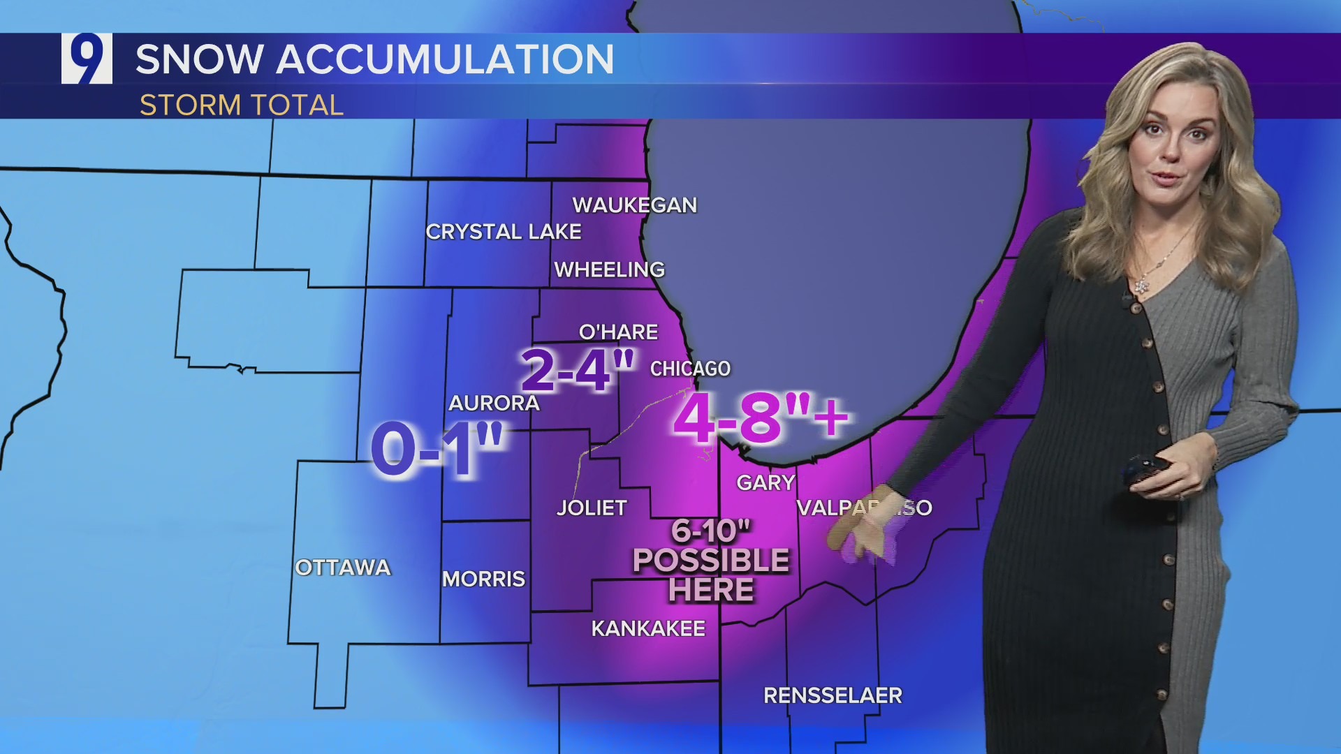 Meteorologist - Good morning! Not much of a change in my snow total ...
