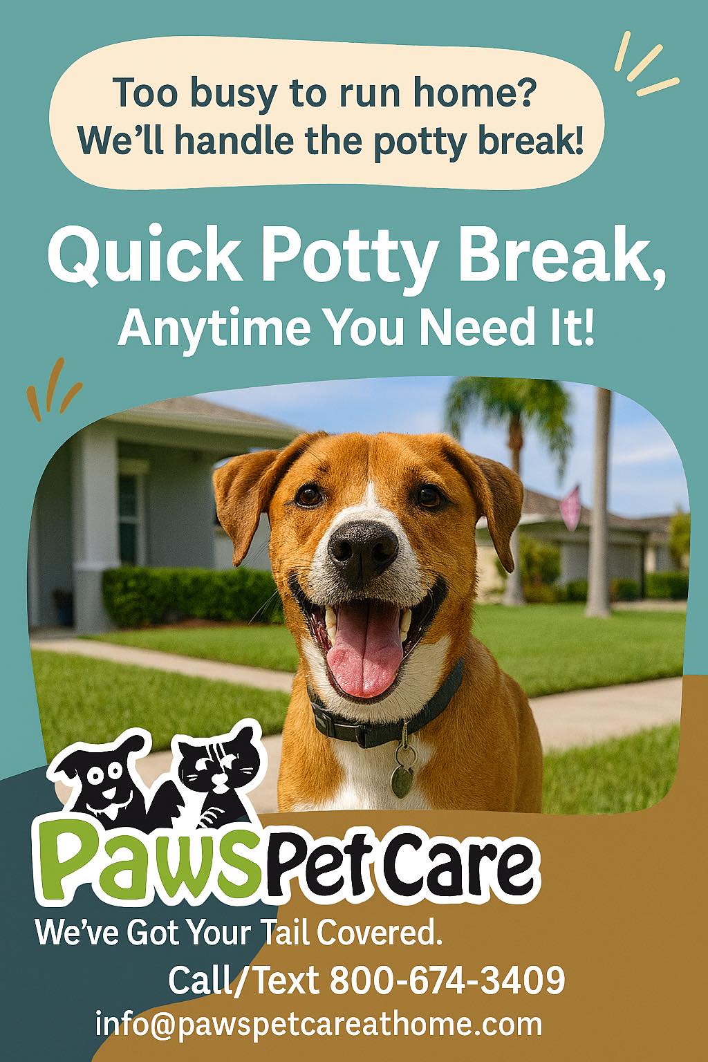 🚨 Need a fast,... - Paws Pet Care Pet Sitting & Dog Walking | Facebook