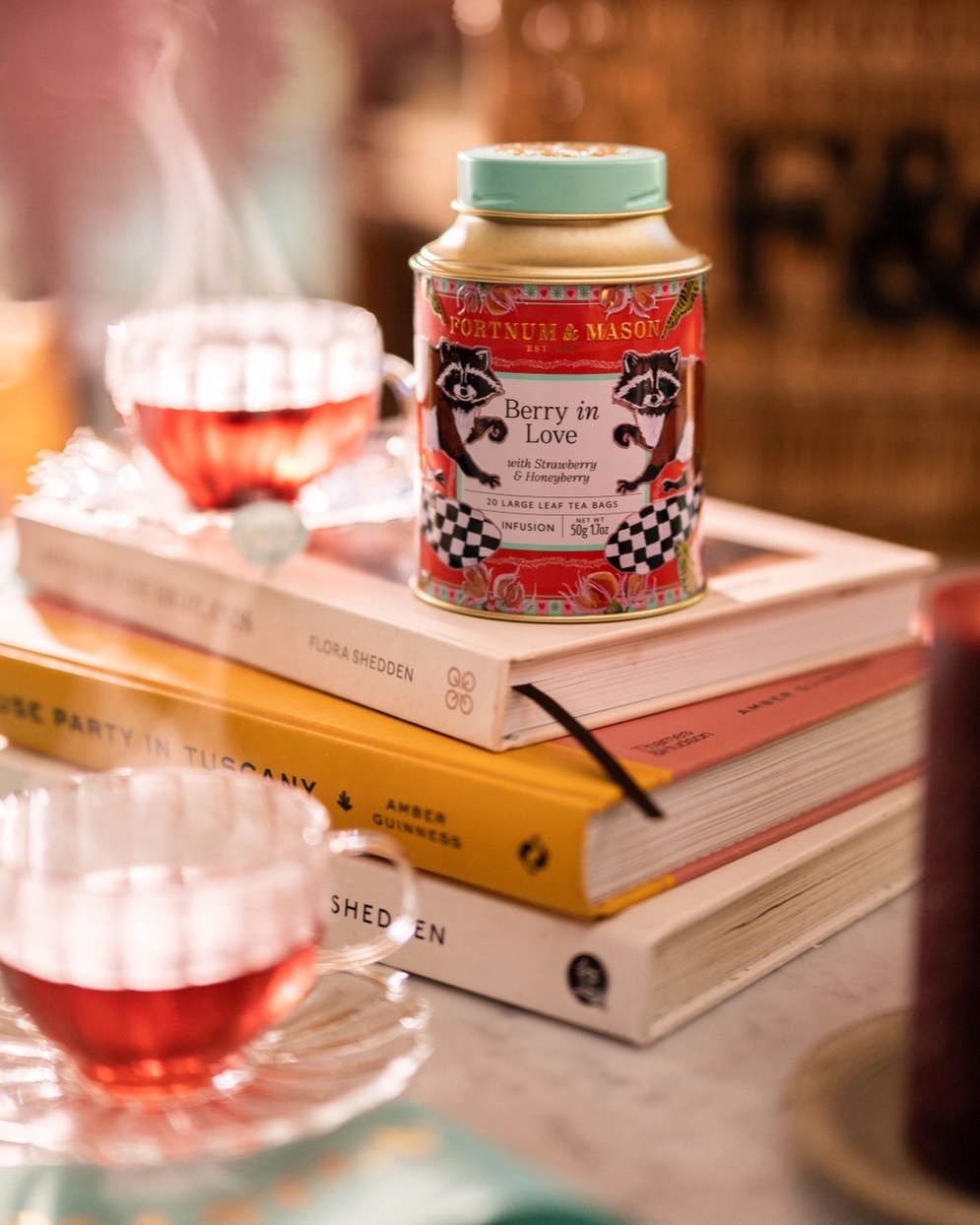 NEW! Fortnum's 'Berry In Love' Tea Blend 💕 Blended with teatime