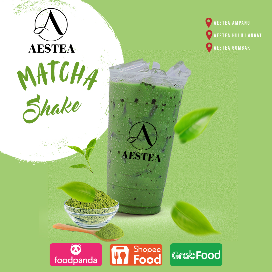 Aestea Malaysia - 🍵 MATCHA SHAKE – rasa premium, segar... | Facebook