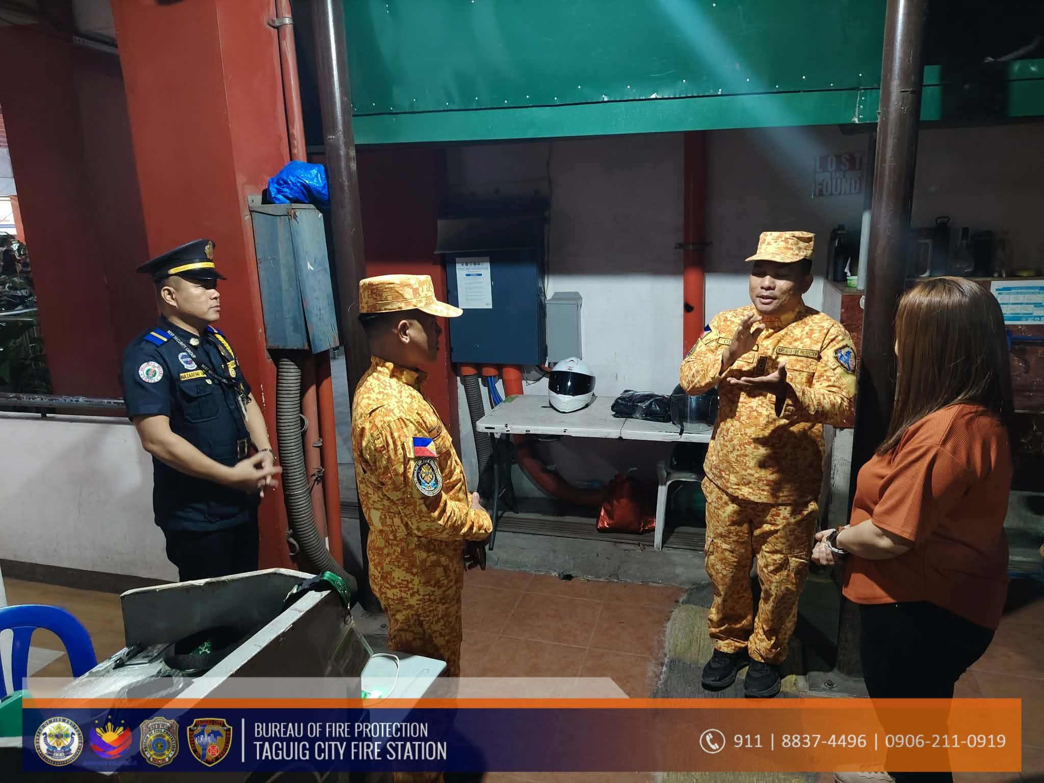 BFP - LOOK: Fire Truck Standby 12 February 2026 Taguig City Fire ...