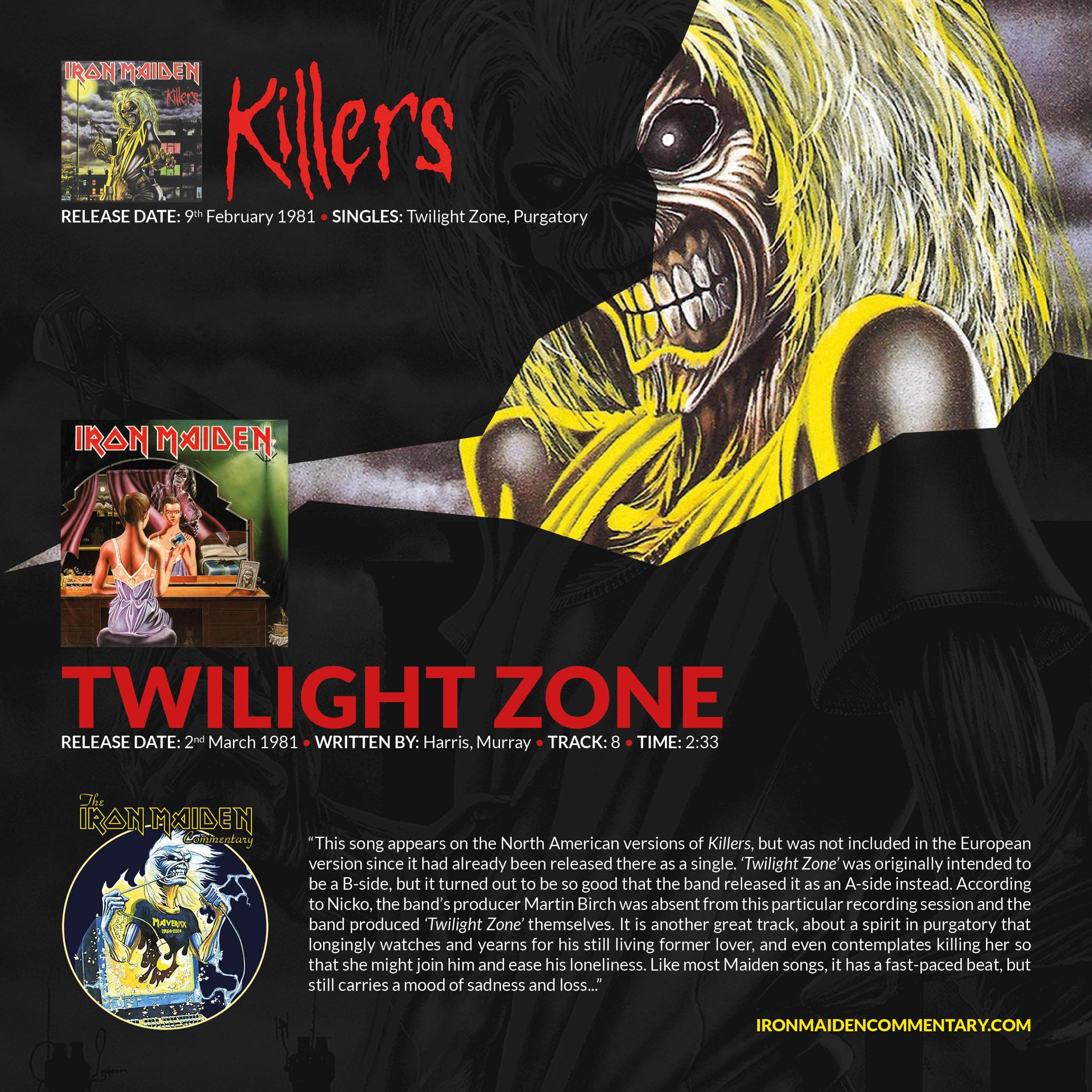 Iron Maiden's Twilight Zone single review
