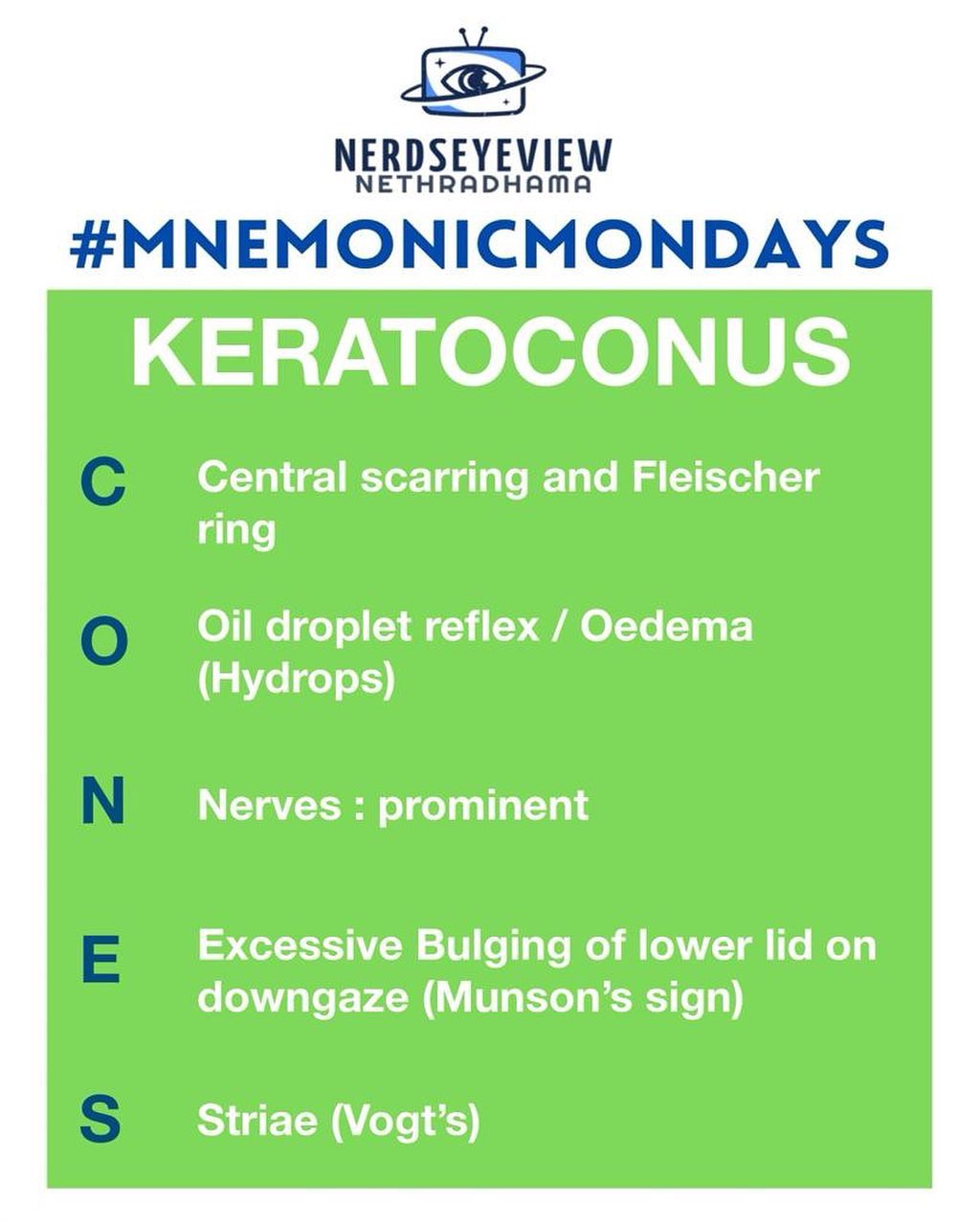 Nerds - Here’s a mnemonic to remember some of the important clinical ...