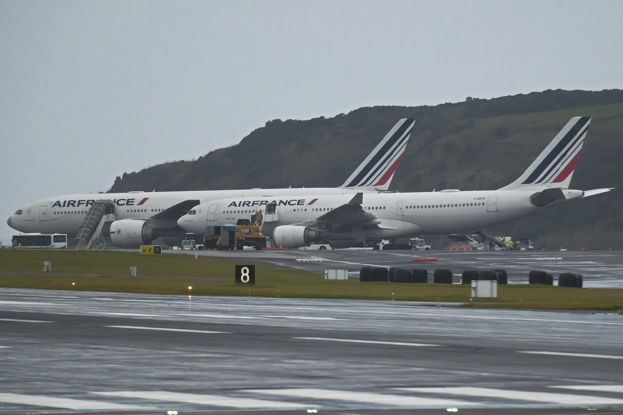Air France Airbus A330-200 F-GZCO Flight AF498 Paris To Sint