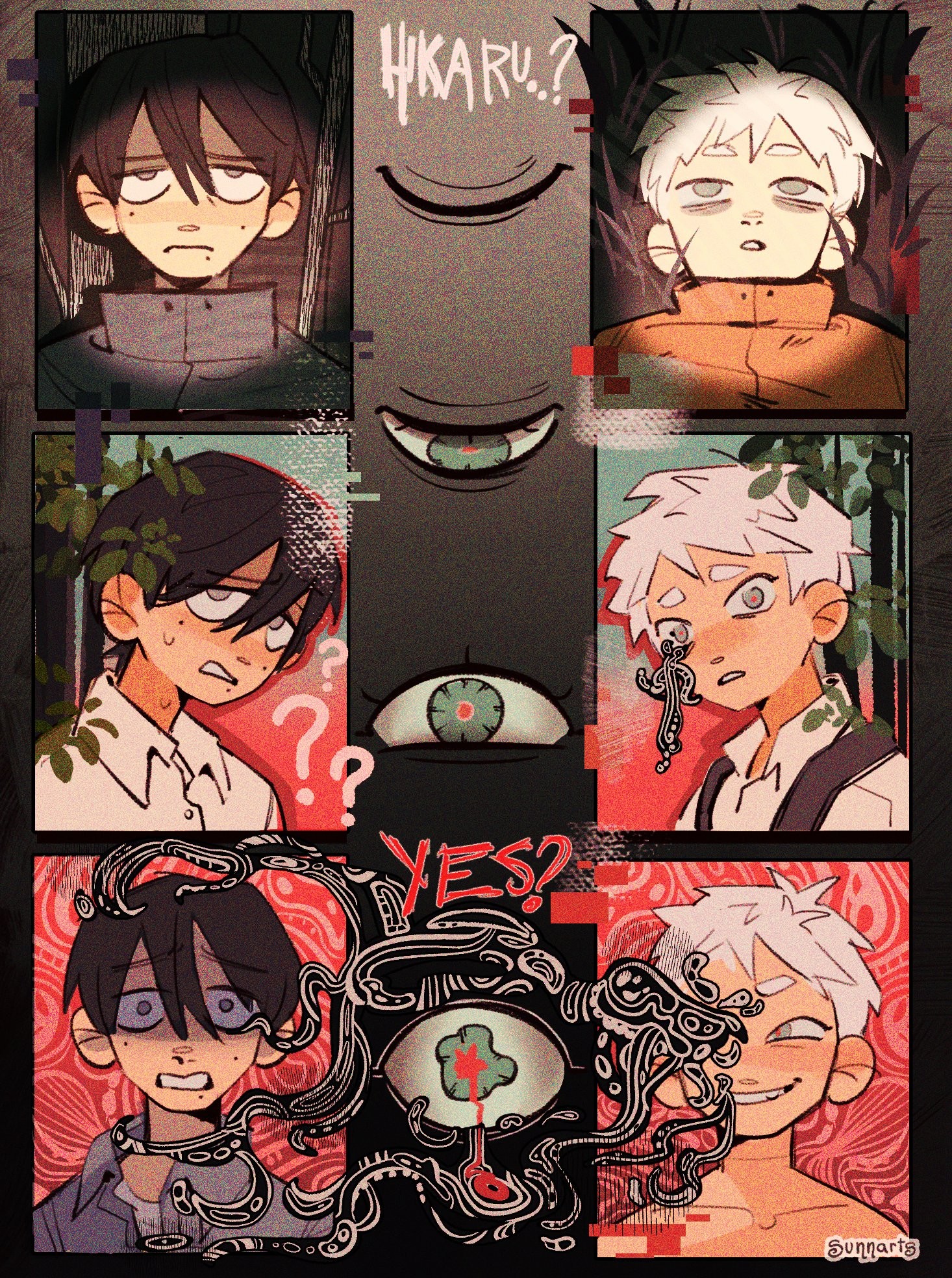 Artist: by13x on tumblr Source: Takopi's Original Sin x The Summer
