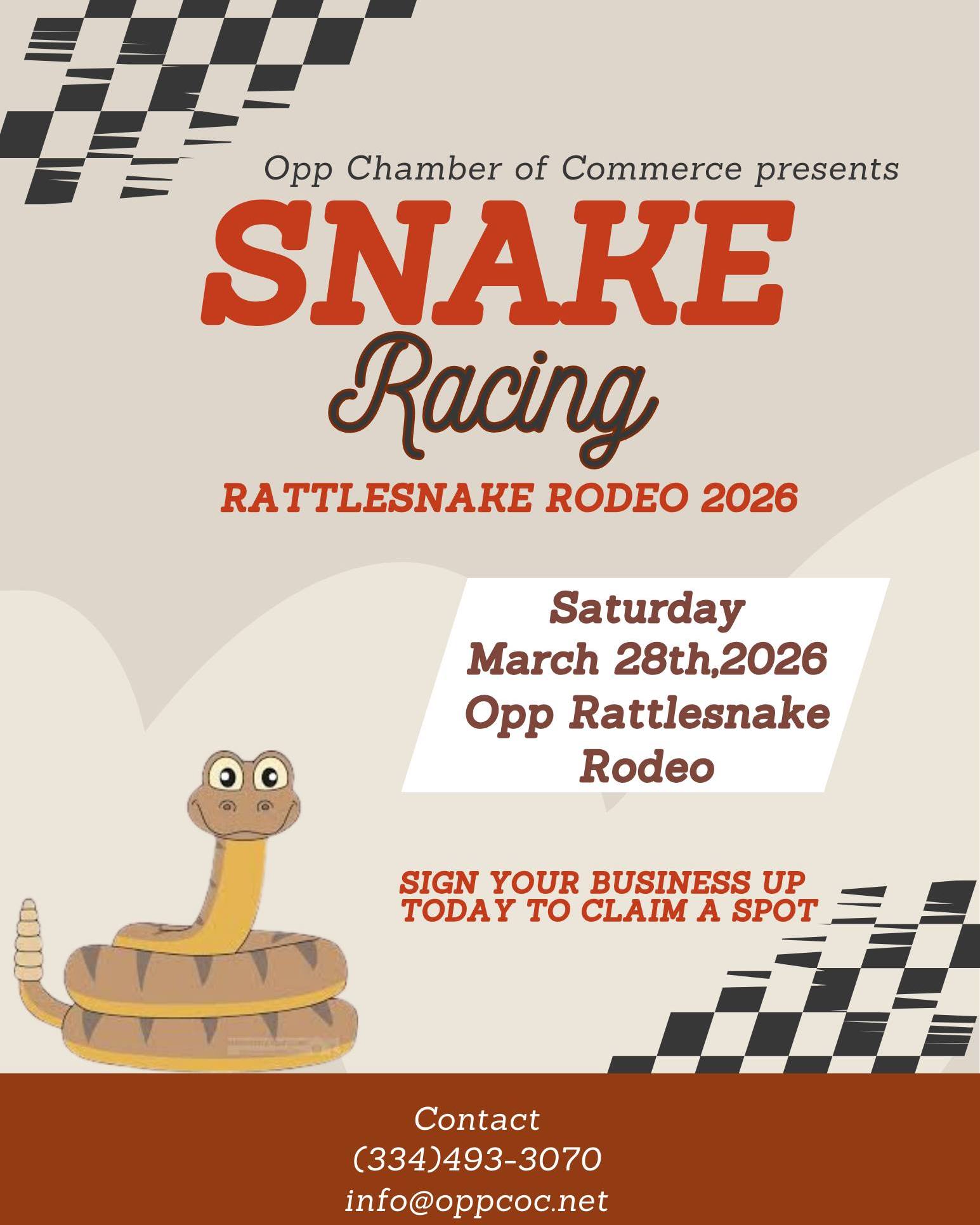 Opp - 🐍 Ready… set… race! 🐍 Local businesses are invited to participate ...