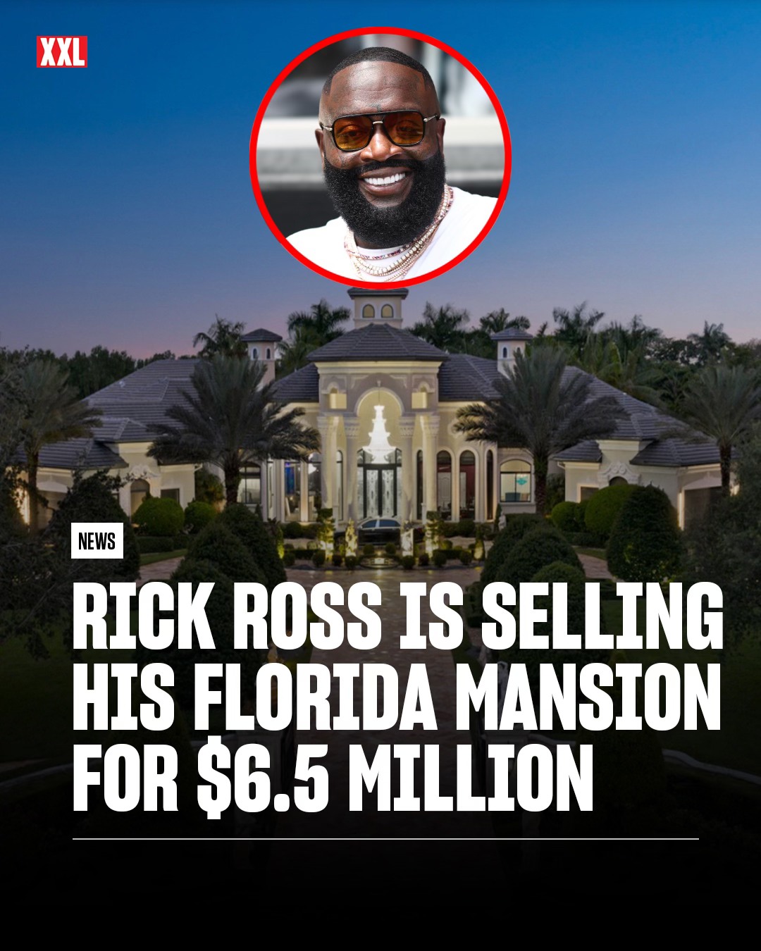XXL - Rick Ross has put his lavish South Florida mansion on the market ...