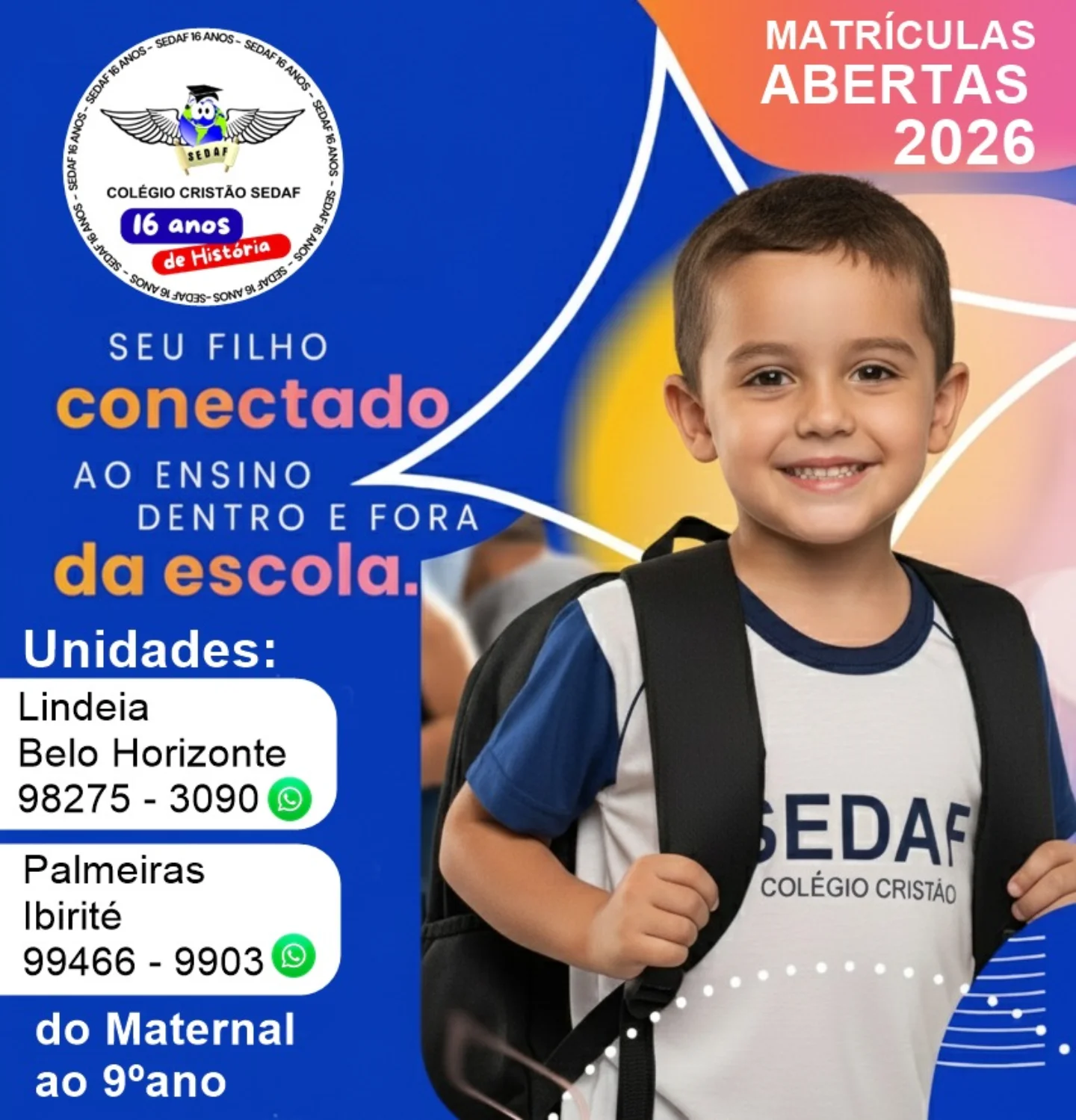 Colégio Cristão SEDAF | Belo Horizonte MG