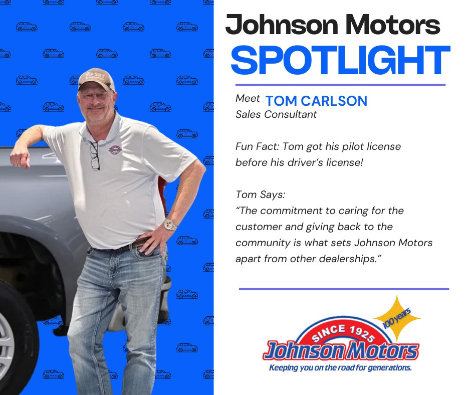 🌟 Meet Tom Carlson –... - Johnson Motors of St Croix Falls | Facebook