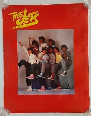 Rare The Jets band poster from 1986