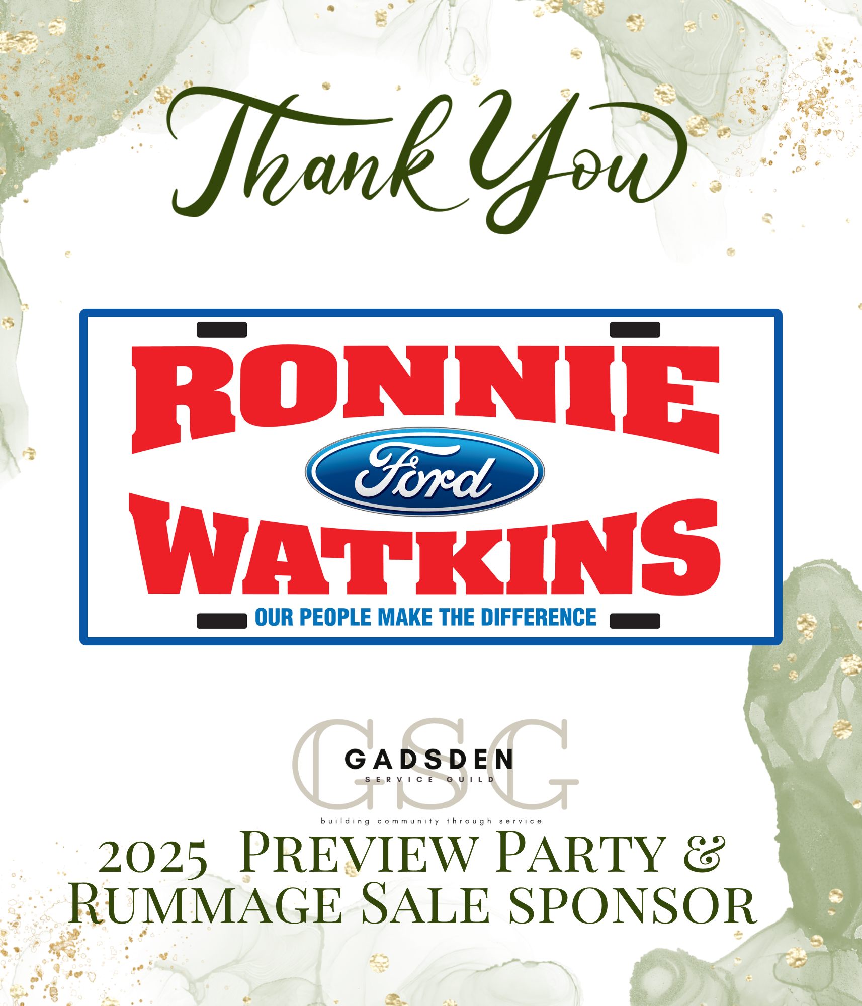 Gadsden - Thank you Ronnie Watkins Ford for sponsoring our 2025 Preview ...