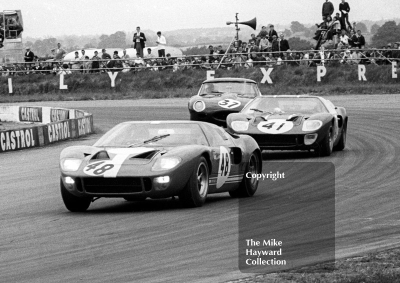 The Mike - Eric Liddell and Charles Lucas, both in Ford GT40s, and ...