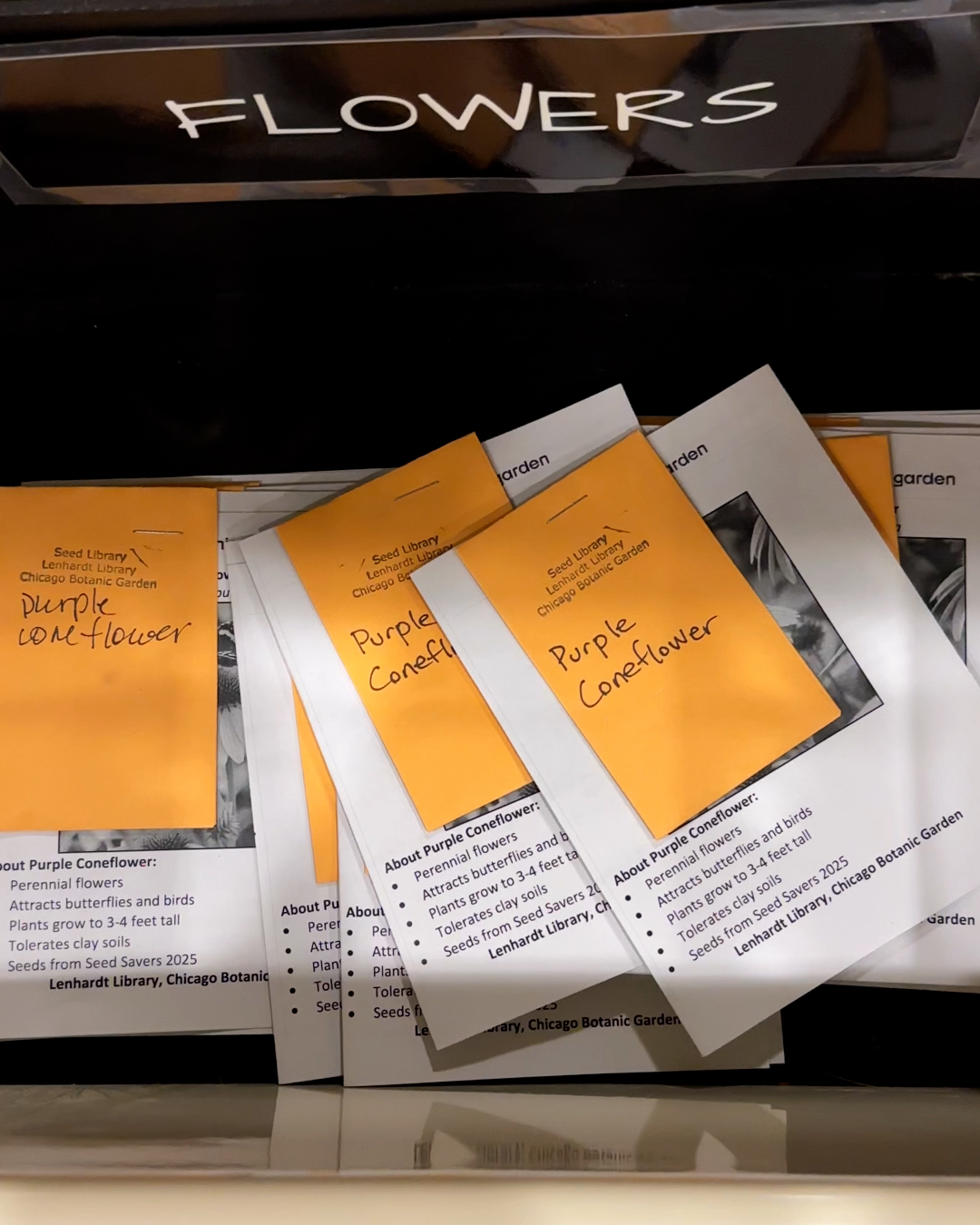 Our Seed Library in the Lenhardt... - Chicago Botanic Garden | Facebook