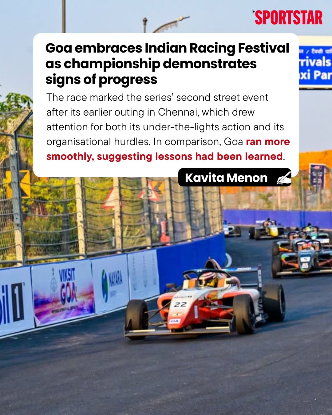 Sportstar - The Indian Racing Festival (IRF) made its bow... | Facebook