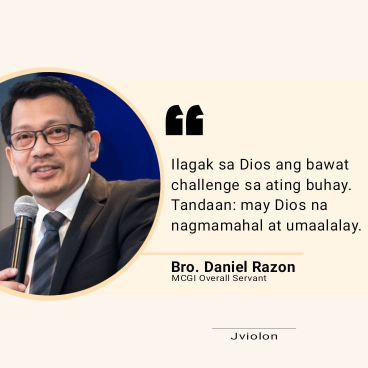 Jonathan Louisse - “Ilagak sa Dios ang bawat challenge sa ating buhay ...