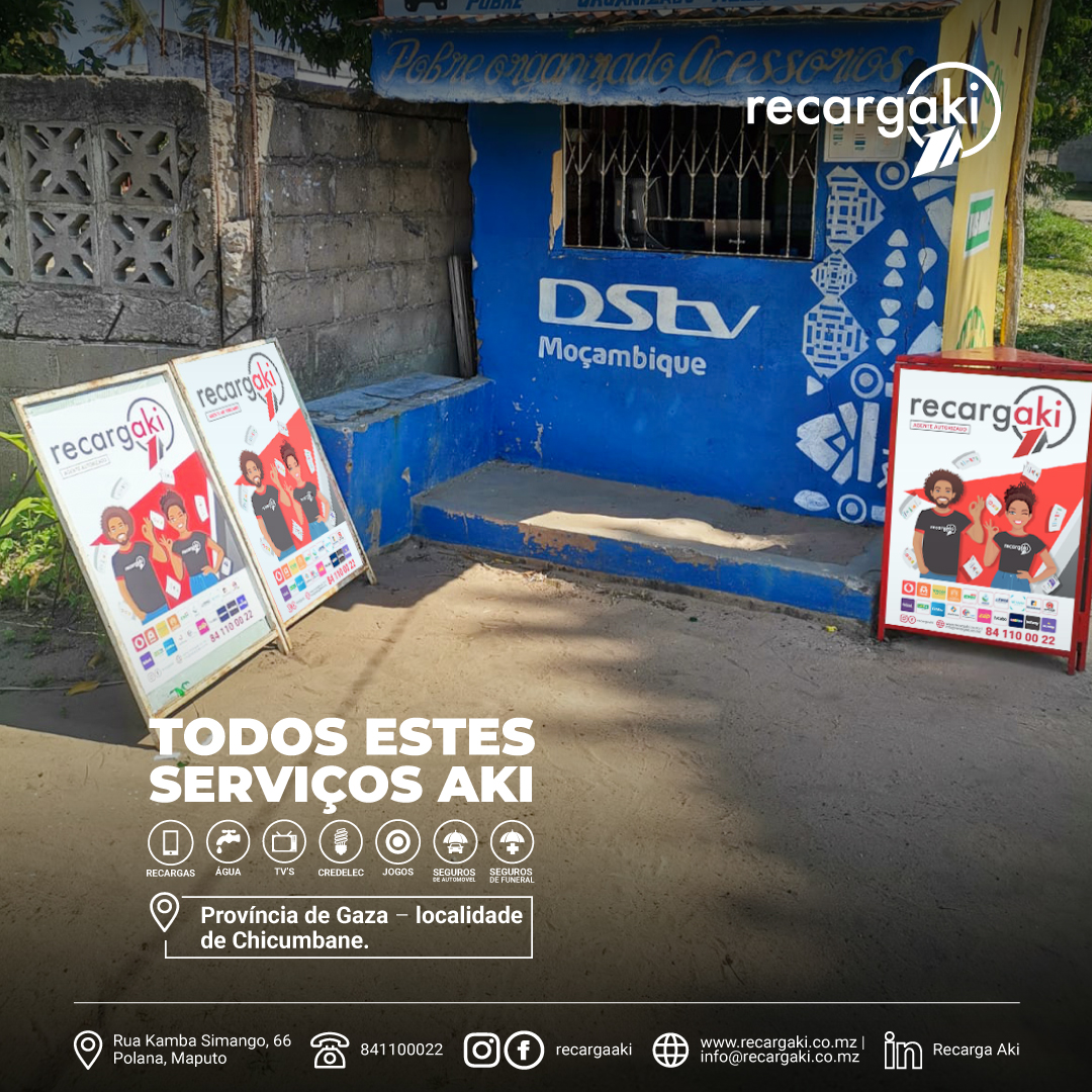 RecargaAki - 🔥💡 Todos estes serviços disponíveis na barraca do ...