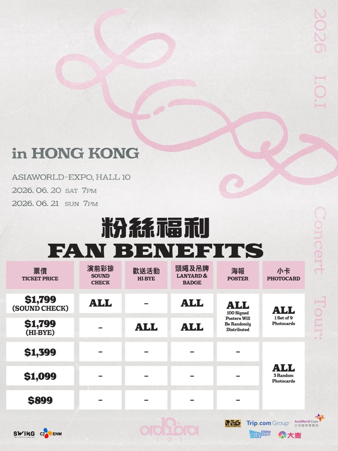 韓星來港➟ #IOI 香港站@ioi_10th 2026 I.O.I Concert Tour: LOOP in