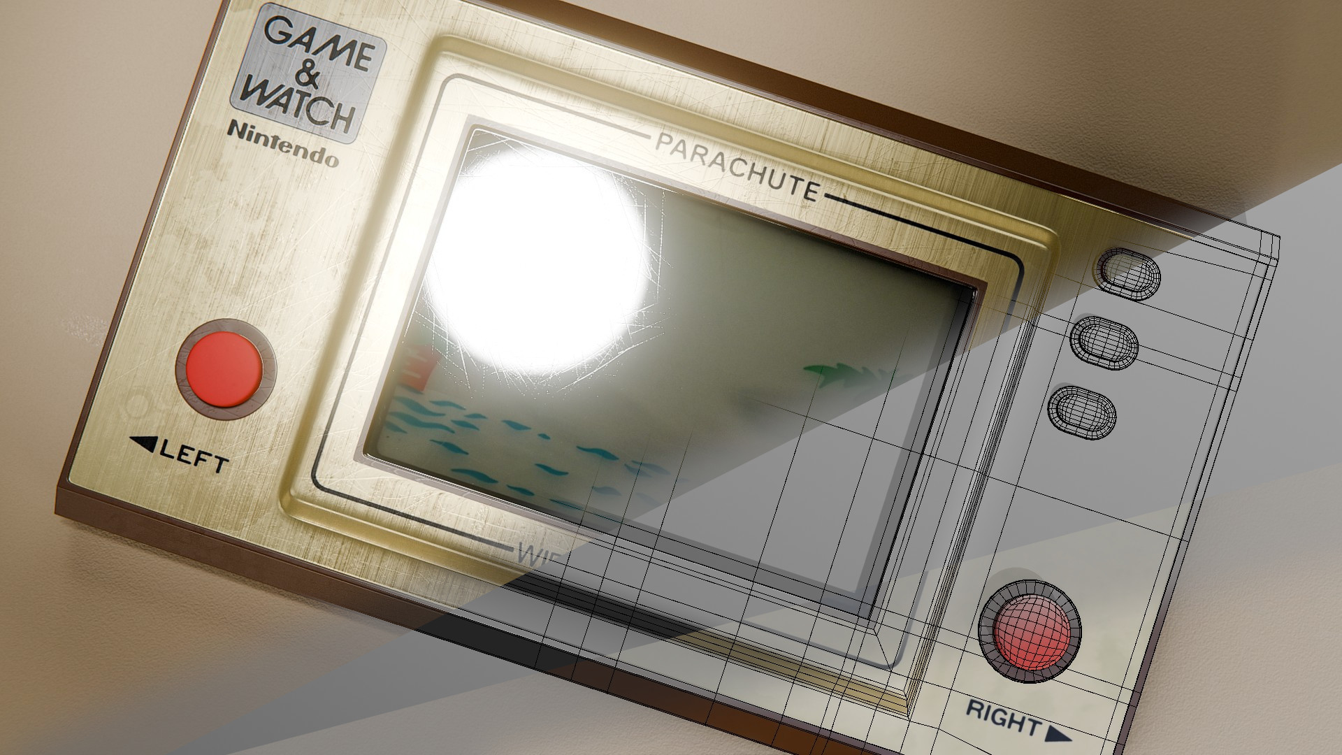 Nintendo Parachute (PR-21) – Game & Watch Widescreen