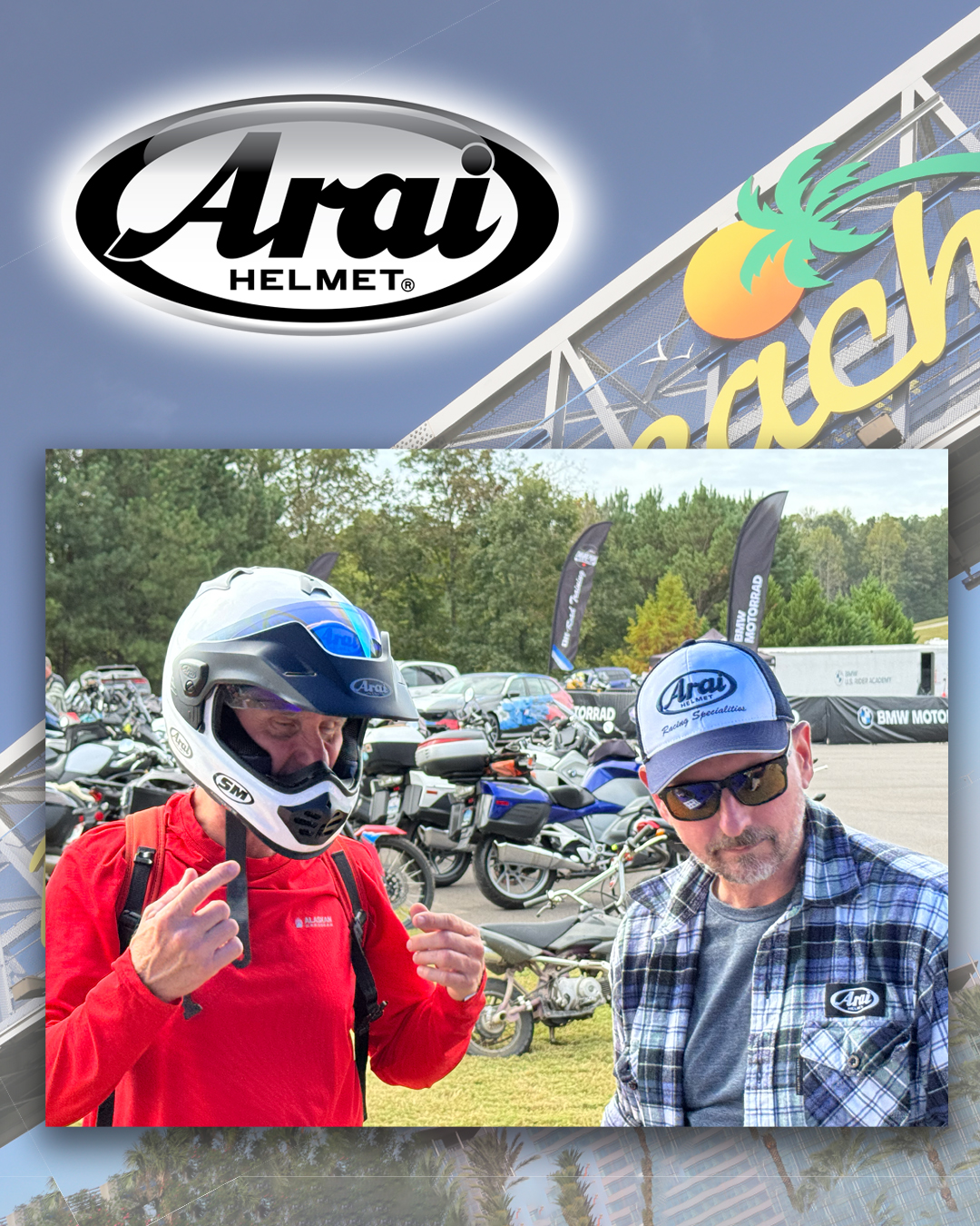 arai helmet academy Ducati  6S in X Arai Zaino Moto Portacasco Casco