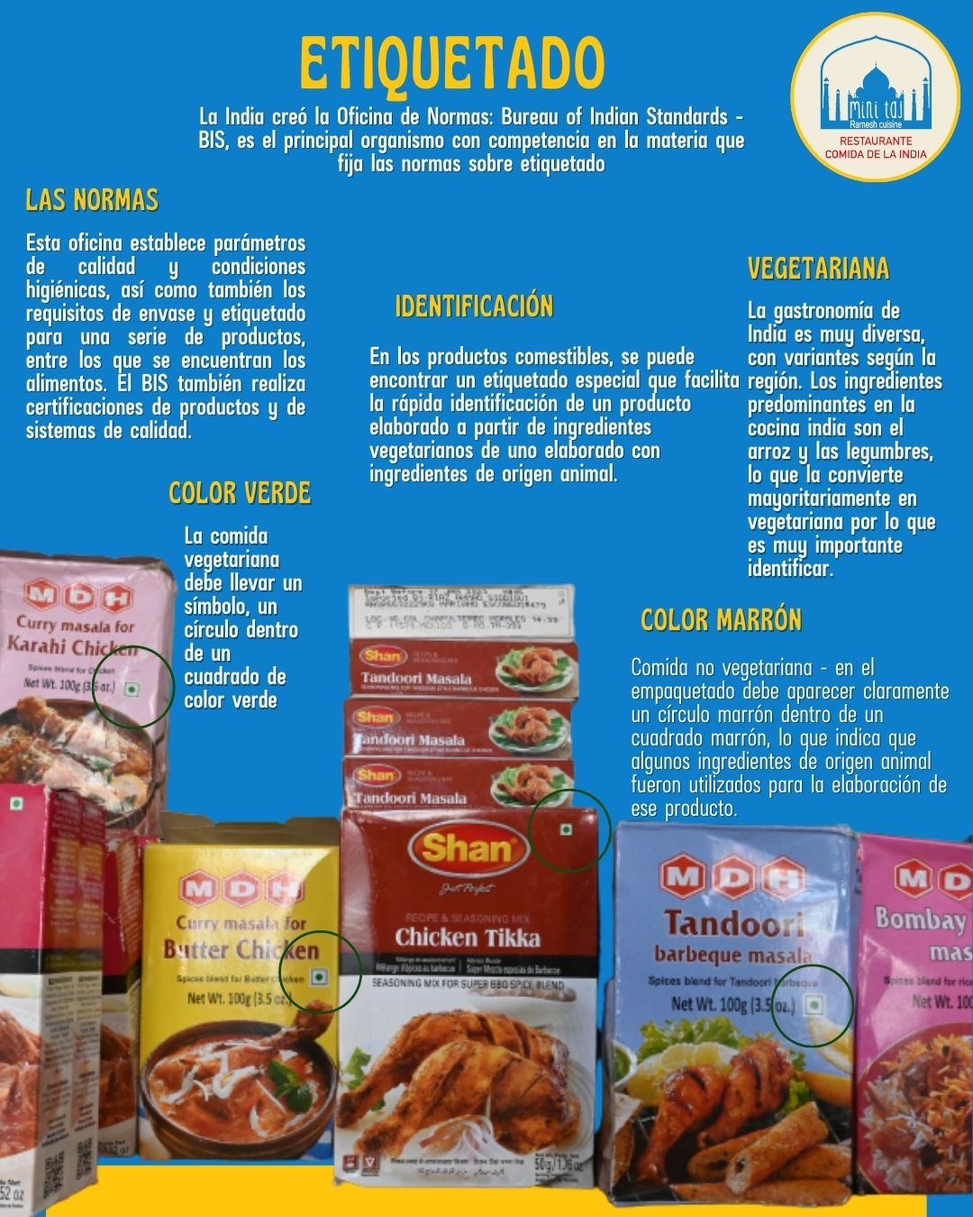 Ramesh Mini Taj - La gastronomía de India es muy diversa,...