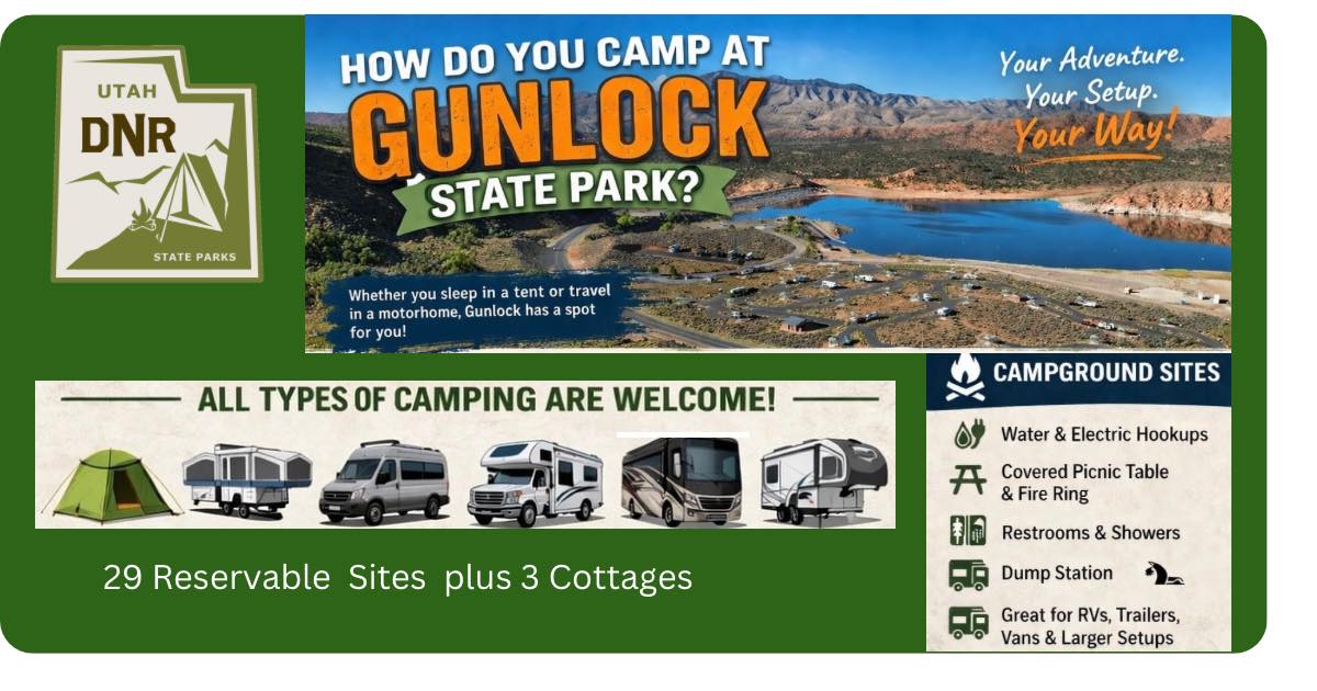 Gunlock - ?️ How do YOU camp at Gunlock State Park? Tent under 