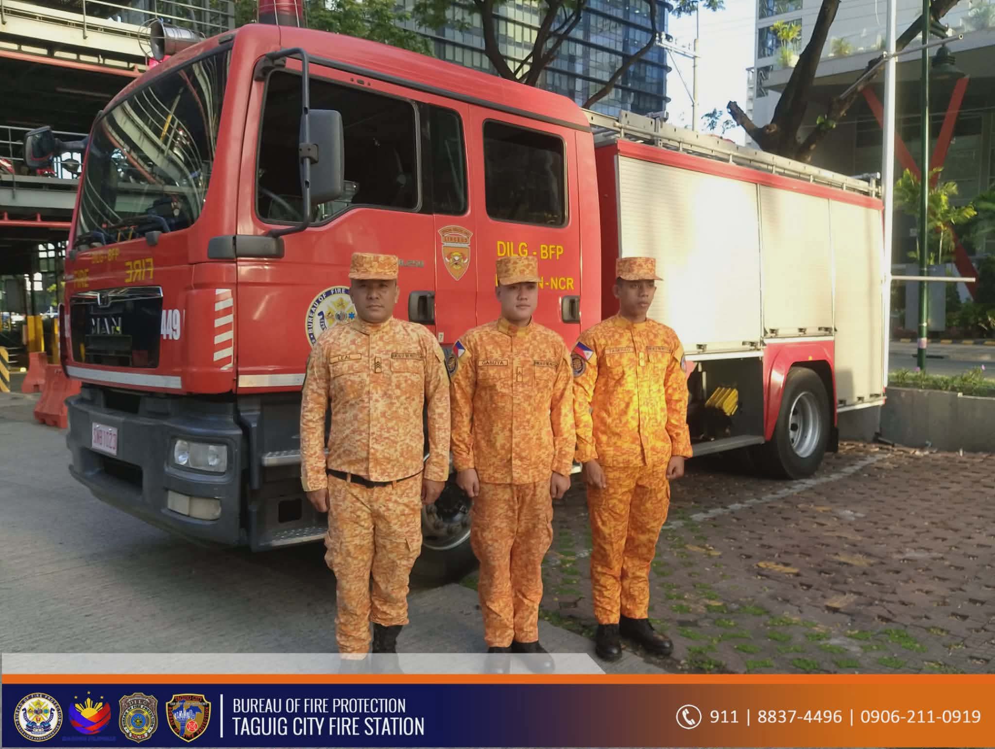 BFP - LOOK: Fire Truck Standby 12 February 2026 Taguig City Fire ...
