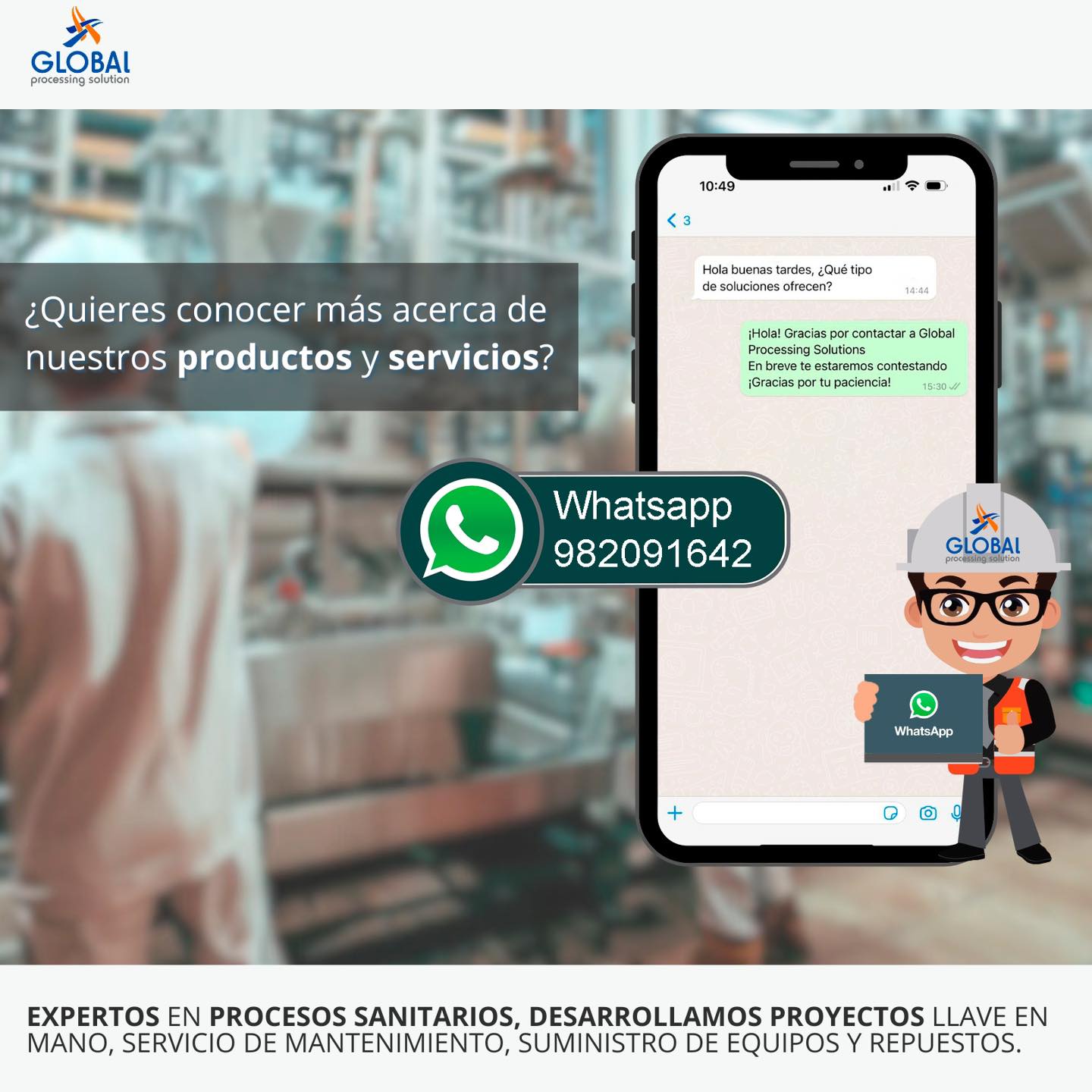 Global - 📢 ¡Ahora contamos con un número de WhatsApp exclusivo para ...