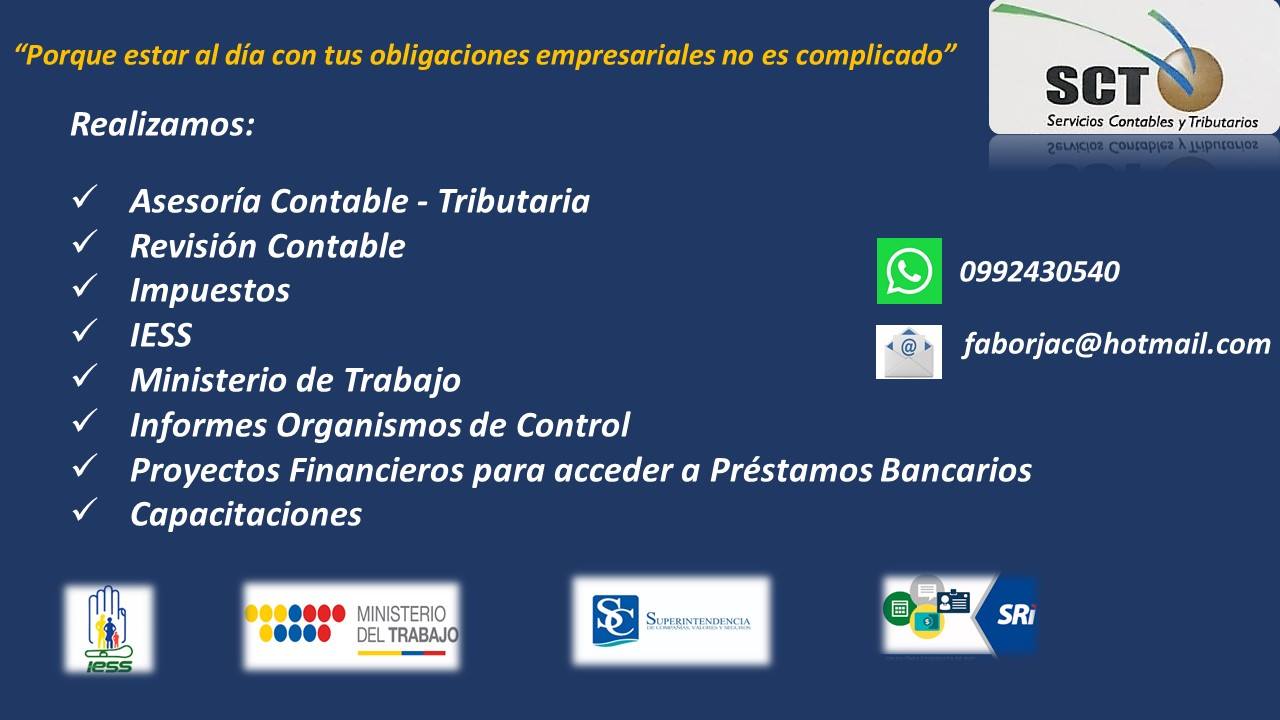SCT Servicios Contables y Tributarios - Tienes un emprendimiento ...