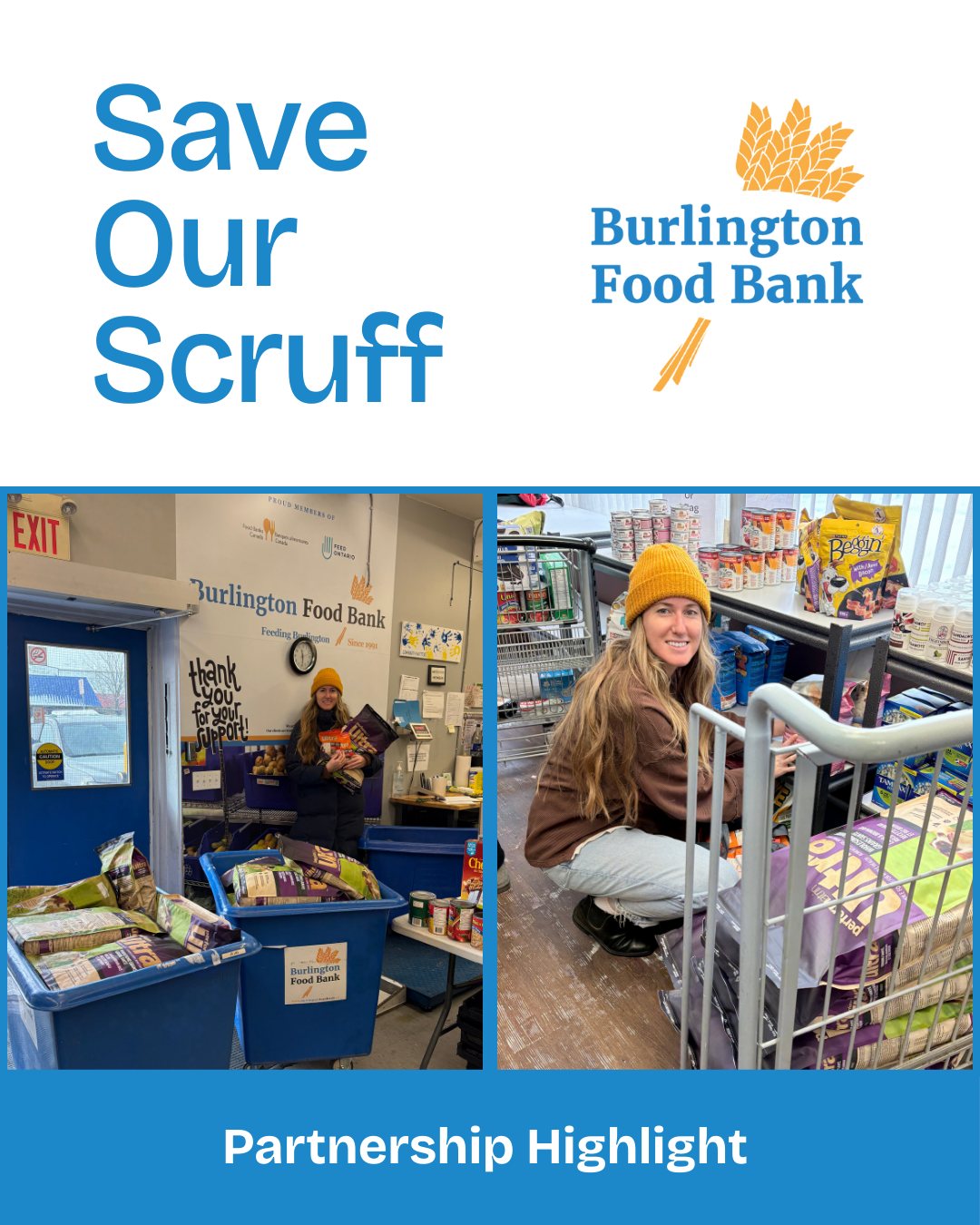 Burlington - A heartfelt thank you to Save Our Scruff for supporting ...