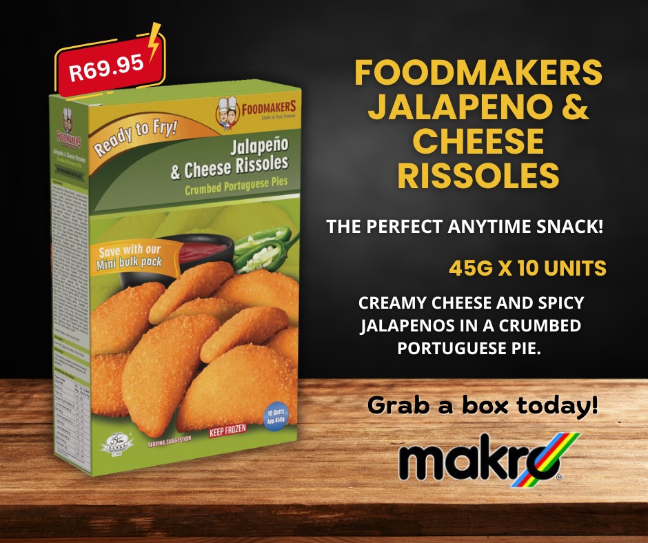 Foodmakers - 🌶️ Turn Up the Heat with Jalapeño & Cheese Rissoles – Grab ...